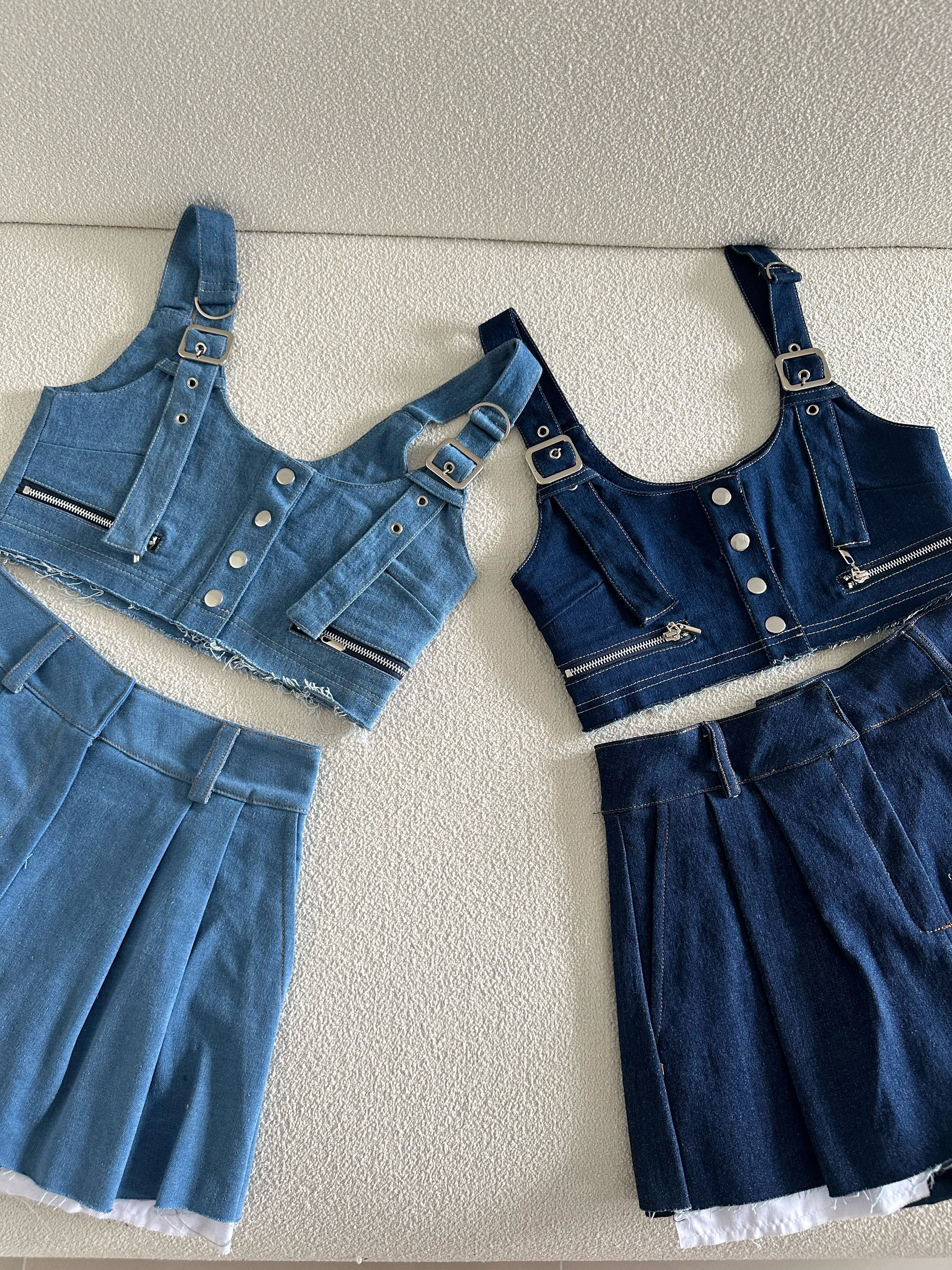 BUSTIER DENIM