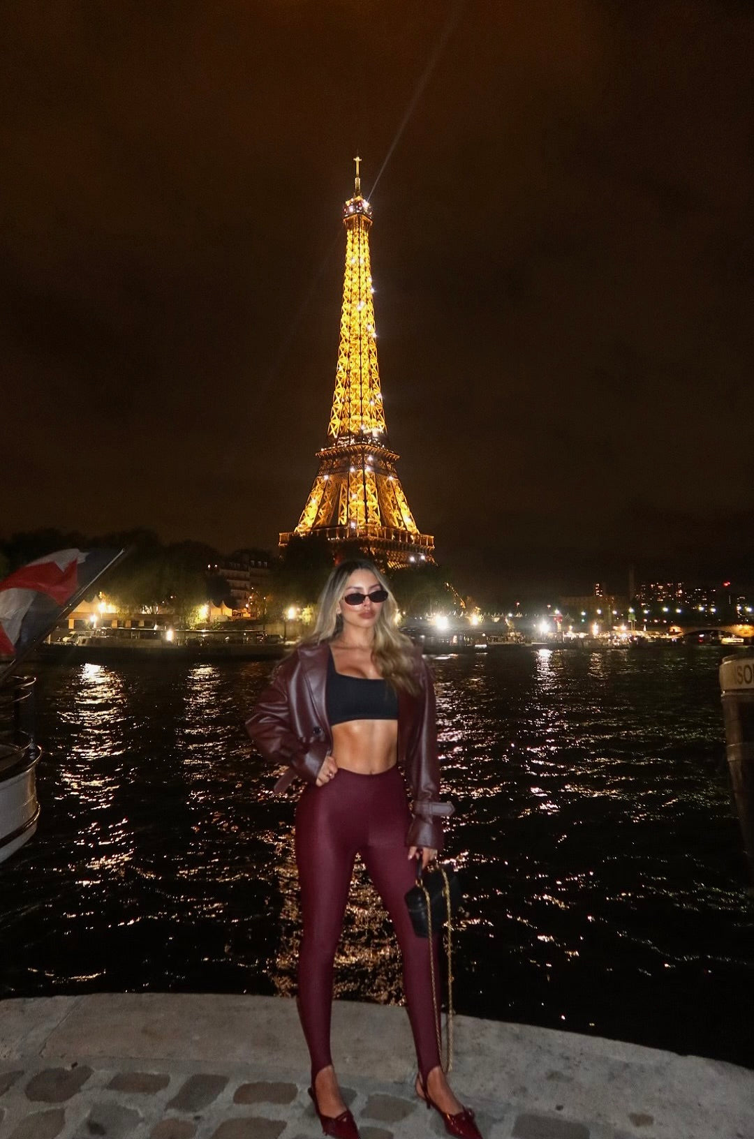 LEGGINGS VINO TINTO 7916