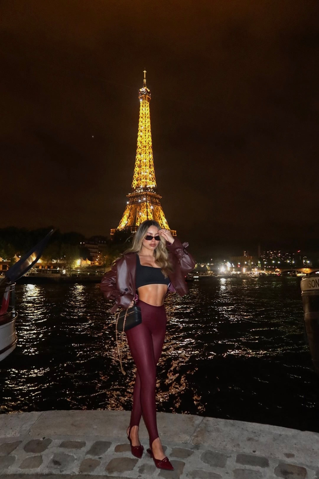 LEGGINGS VINO TINTO 7916