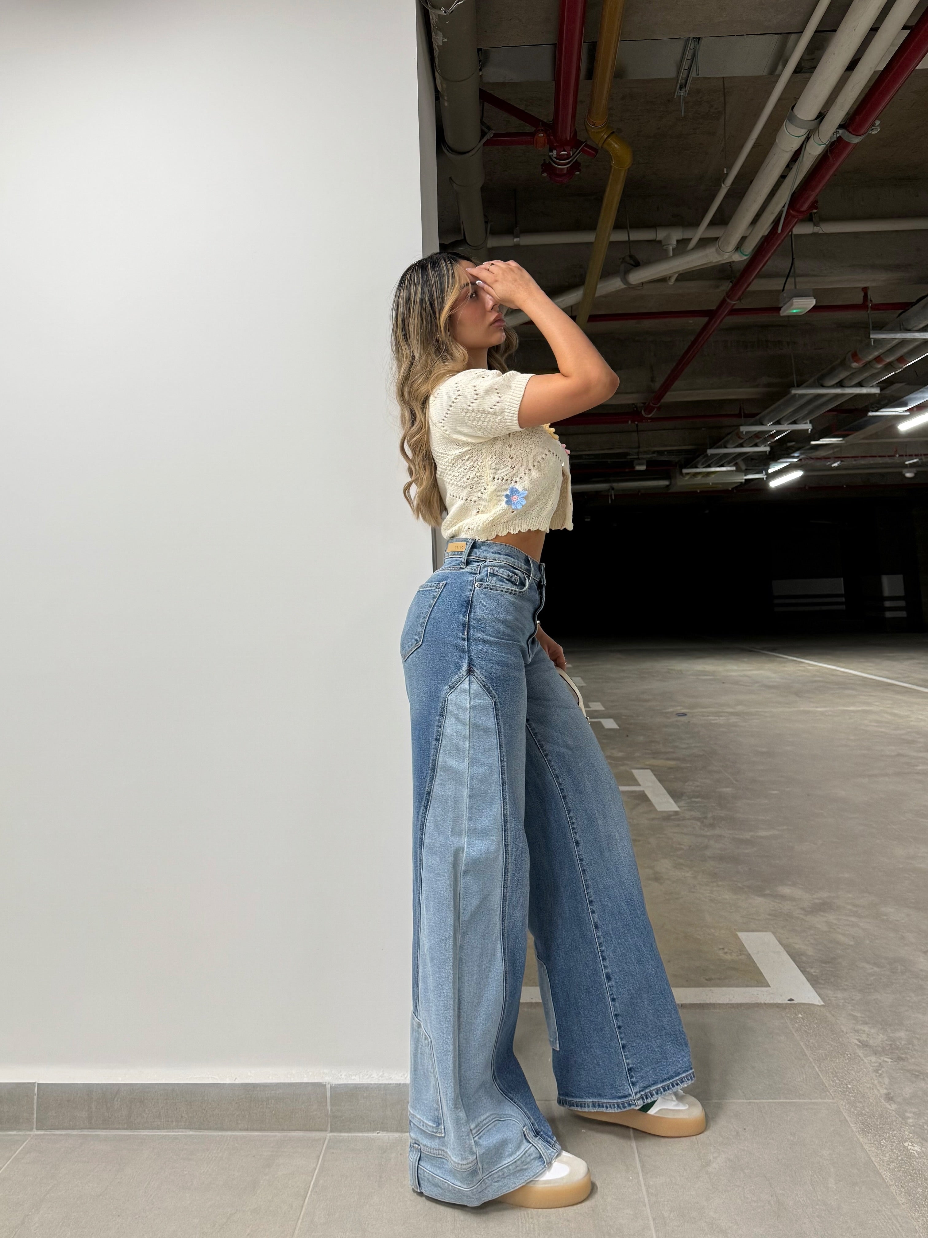 JEAN CEL WIDE LEG 9579