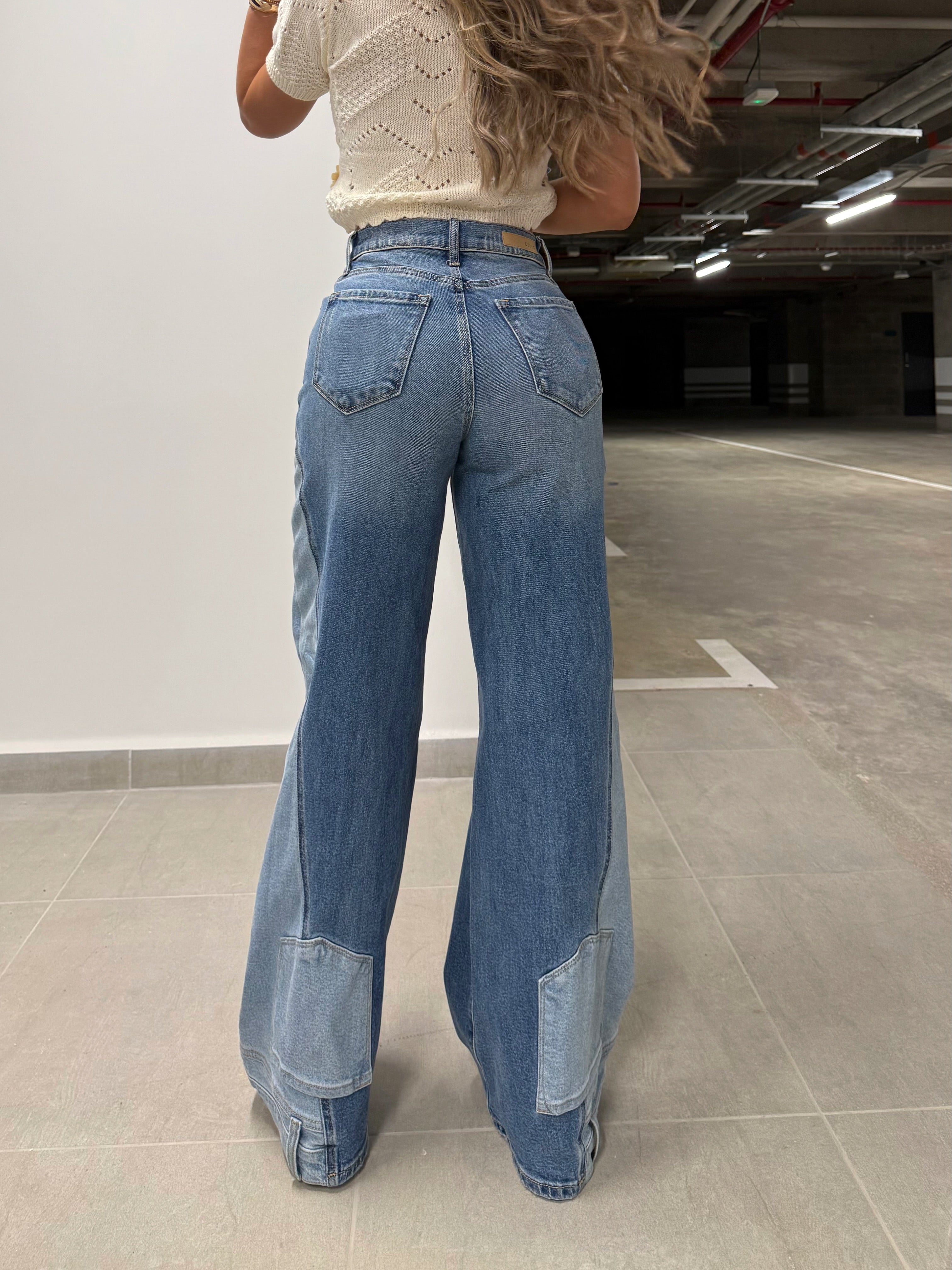 JEAN CEL WIDE LEG 9579