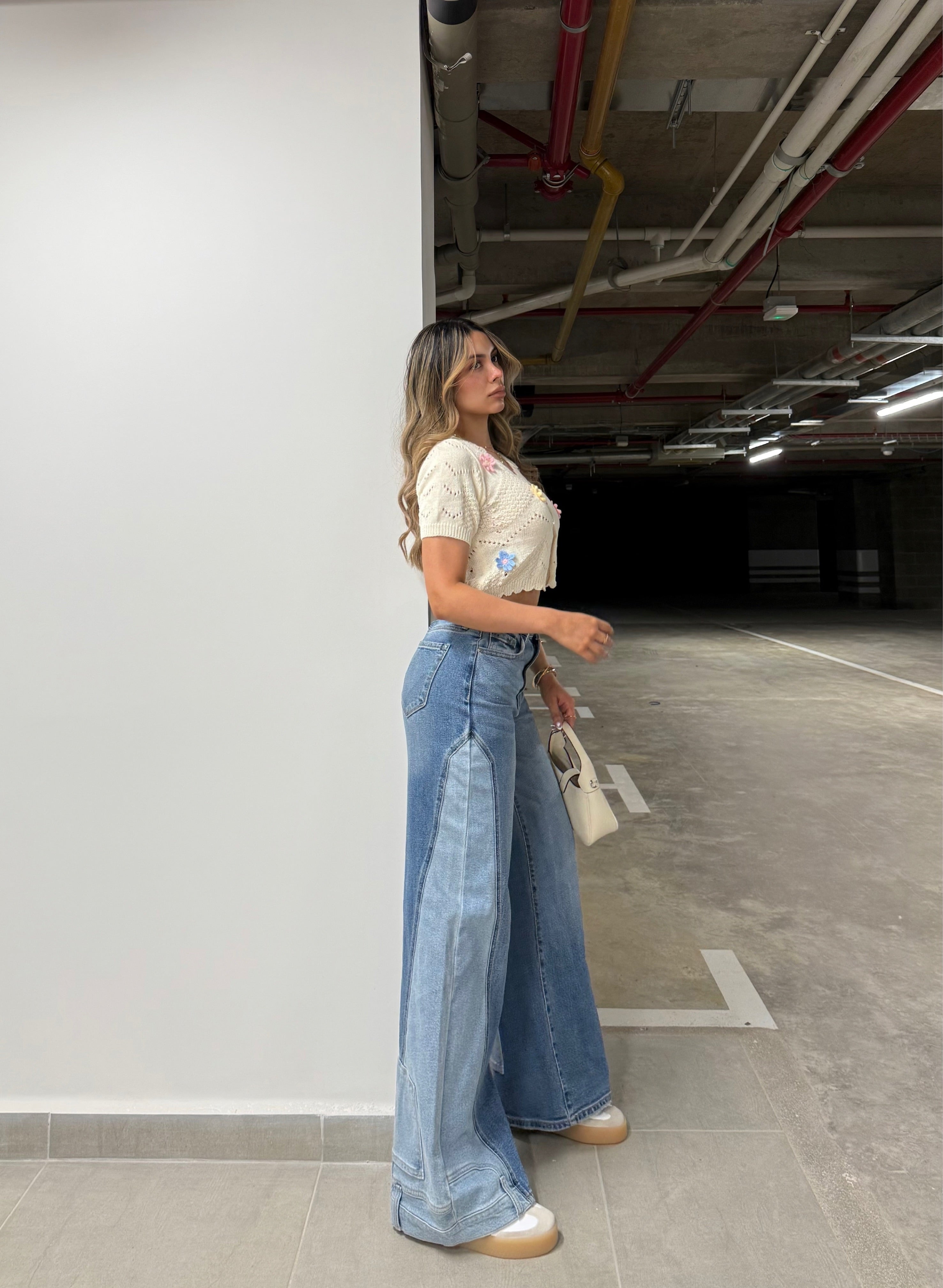 JEAN CEL WIDE LEG 9579