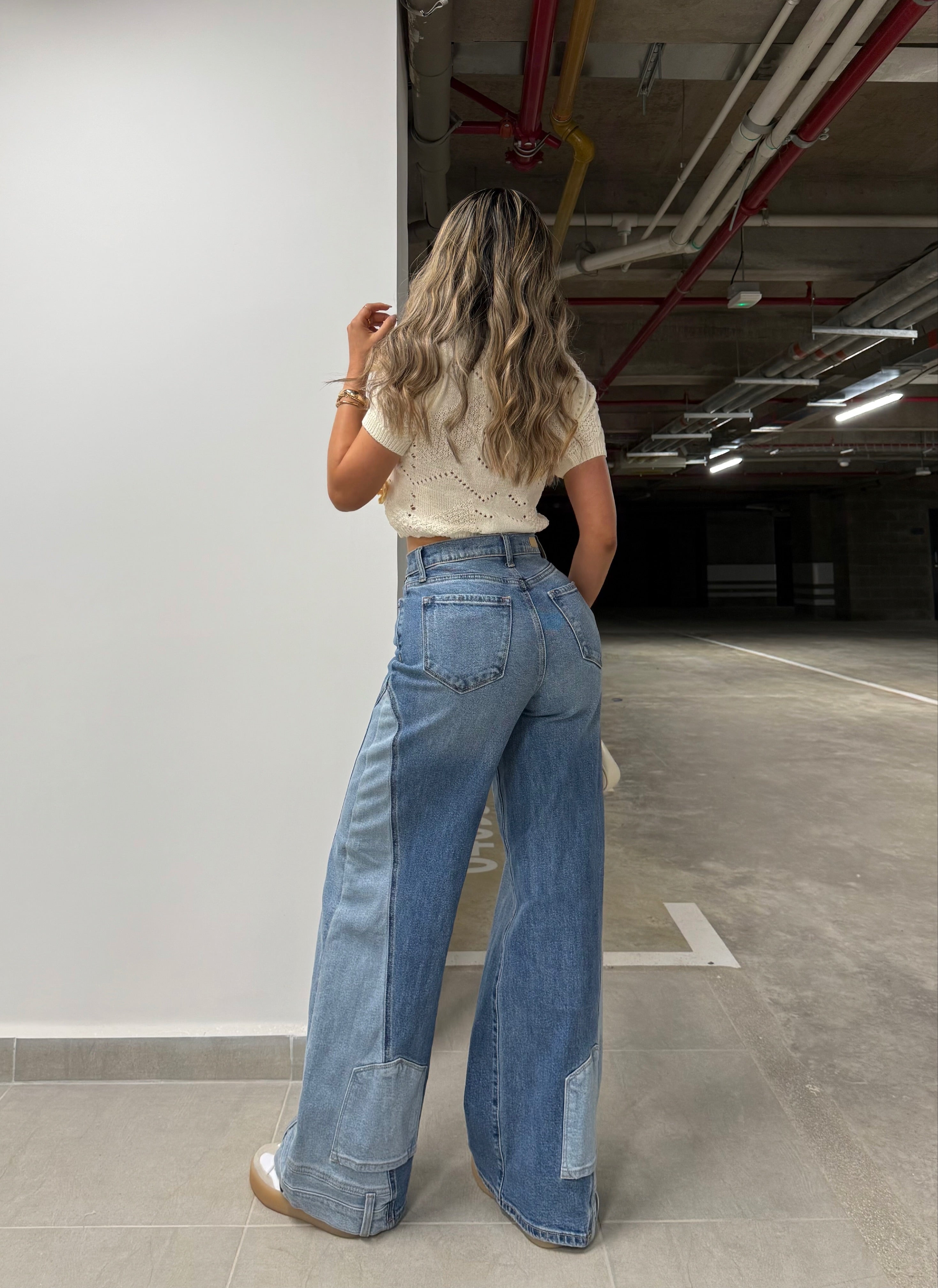 JEAN CEL WIDE LEG 9579