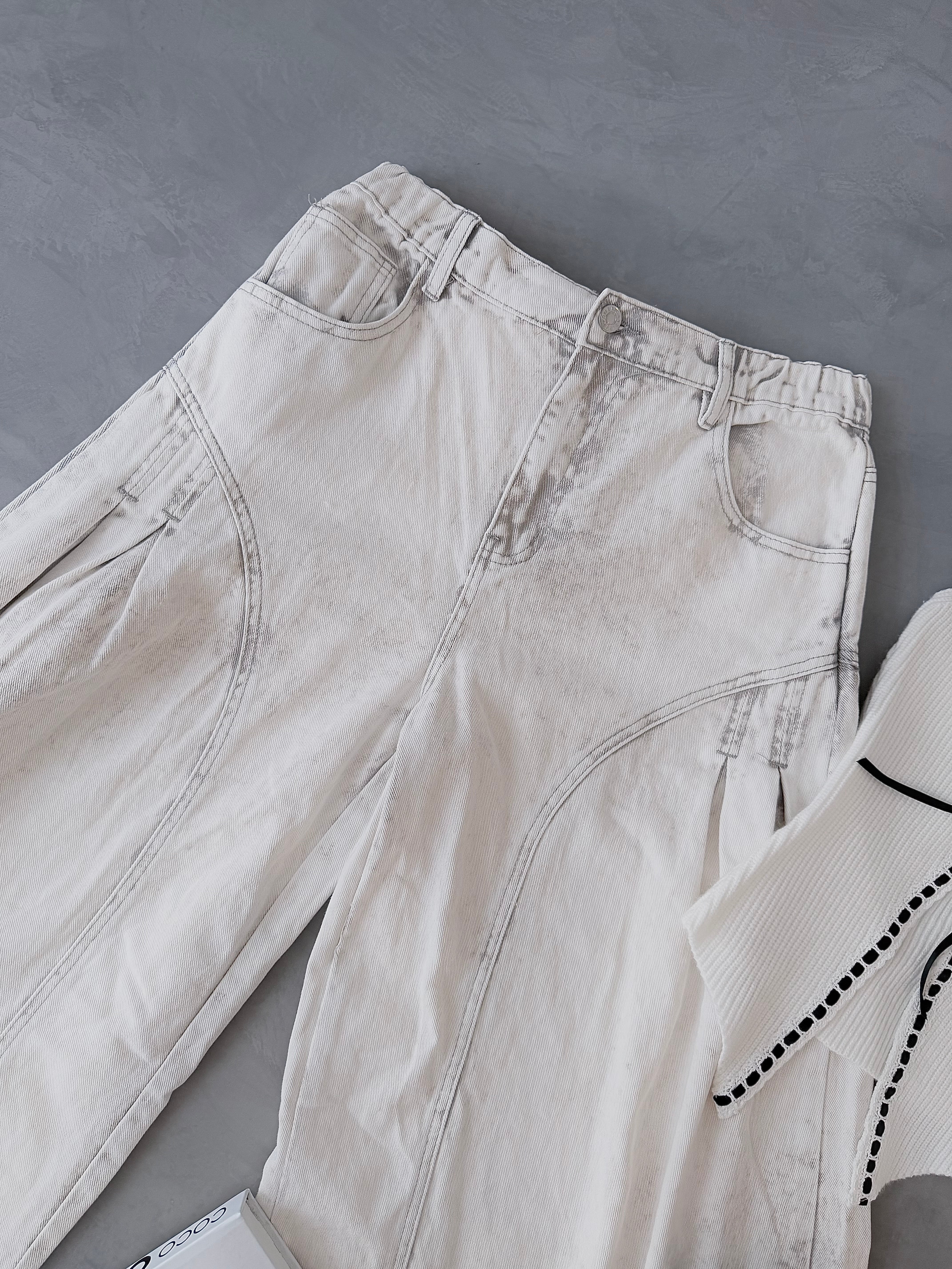 PANTALON BAGGY AMERICAN GRIS