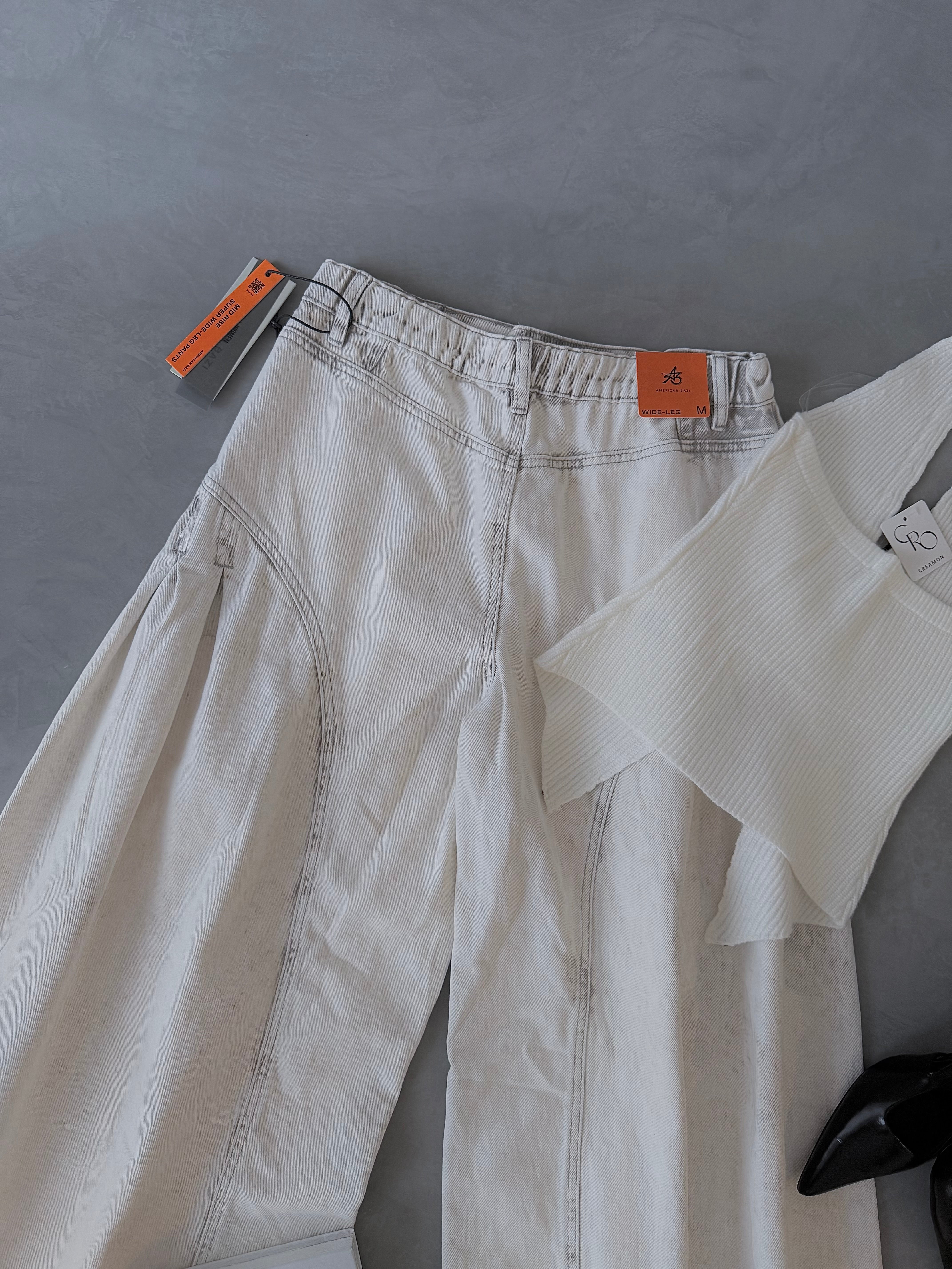 PANTALON BAGGY AMERICAN GRIS