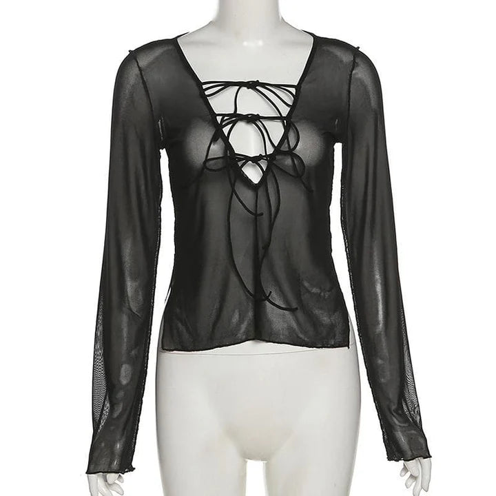 BLUSA MALLA JU TIRAS