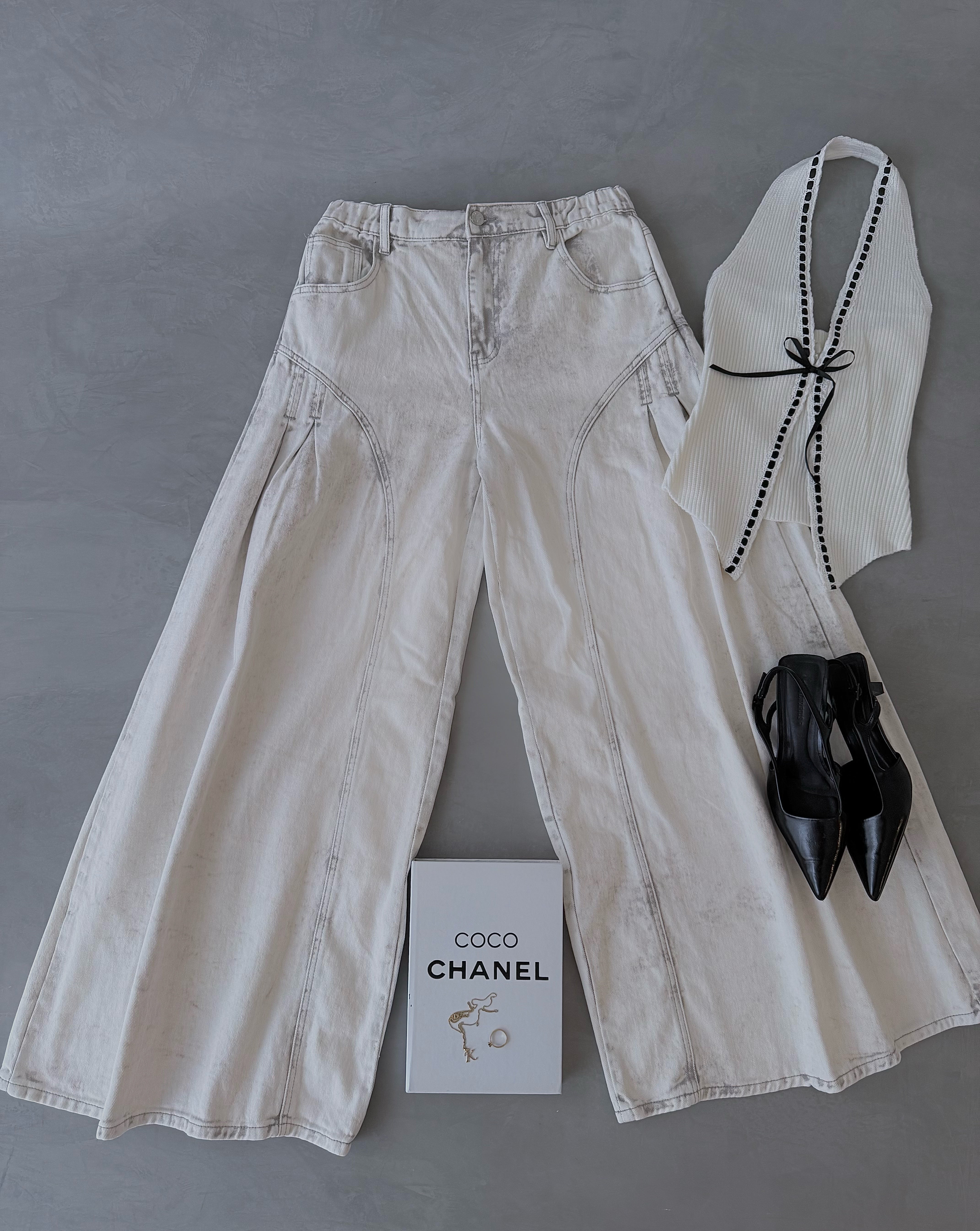 PANTALON BAGGY AMERICAN GRIS