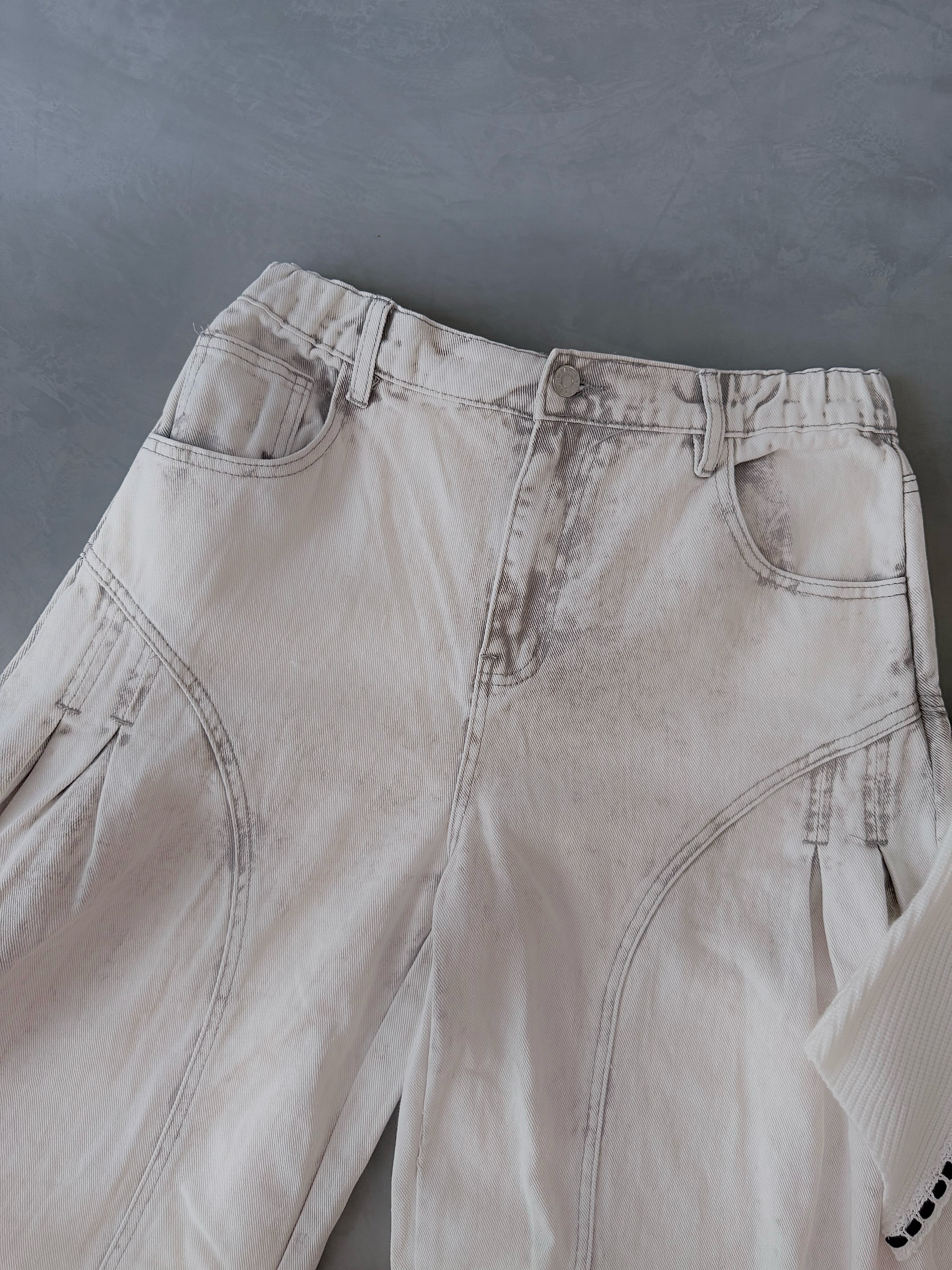 PANTALON BAGGY AMERICAN GRIS