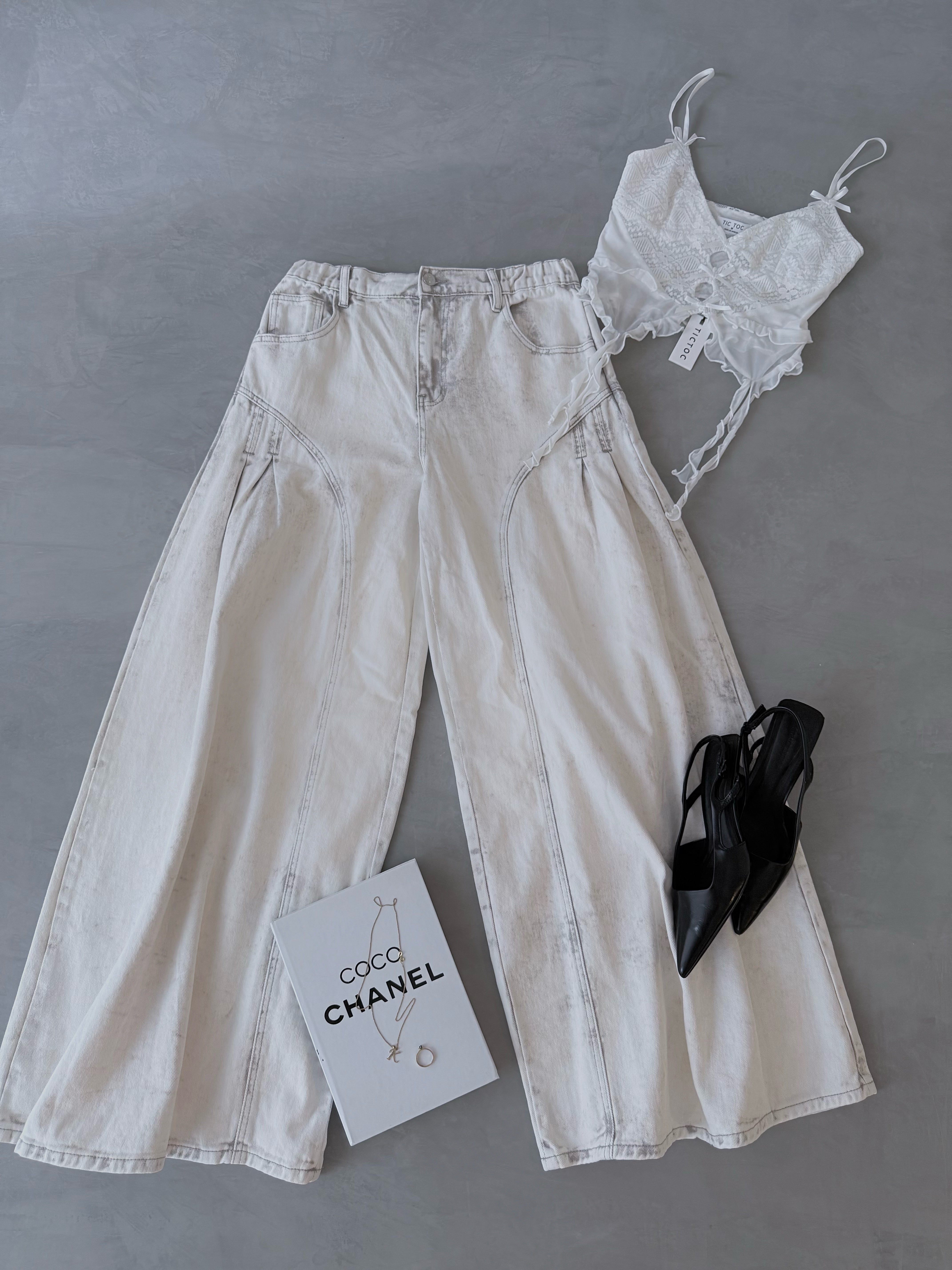 PANTALON BAGGY AMERICAN GRIS
