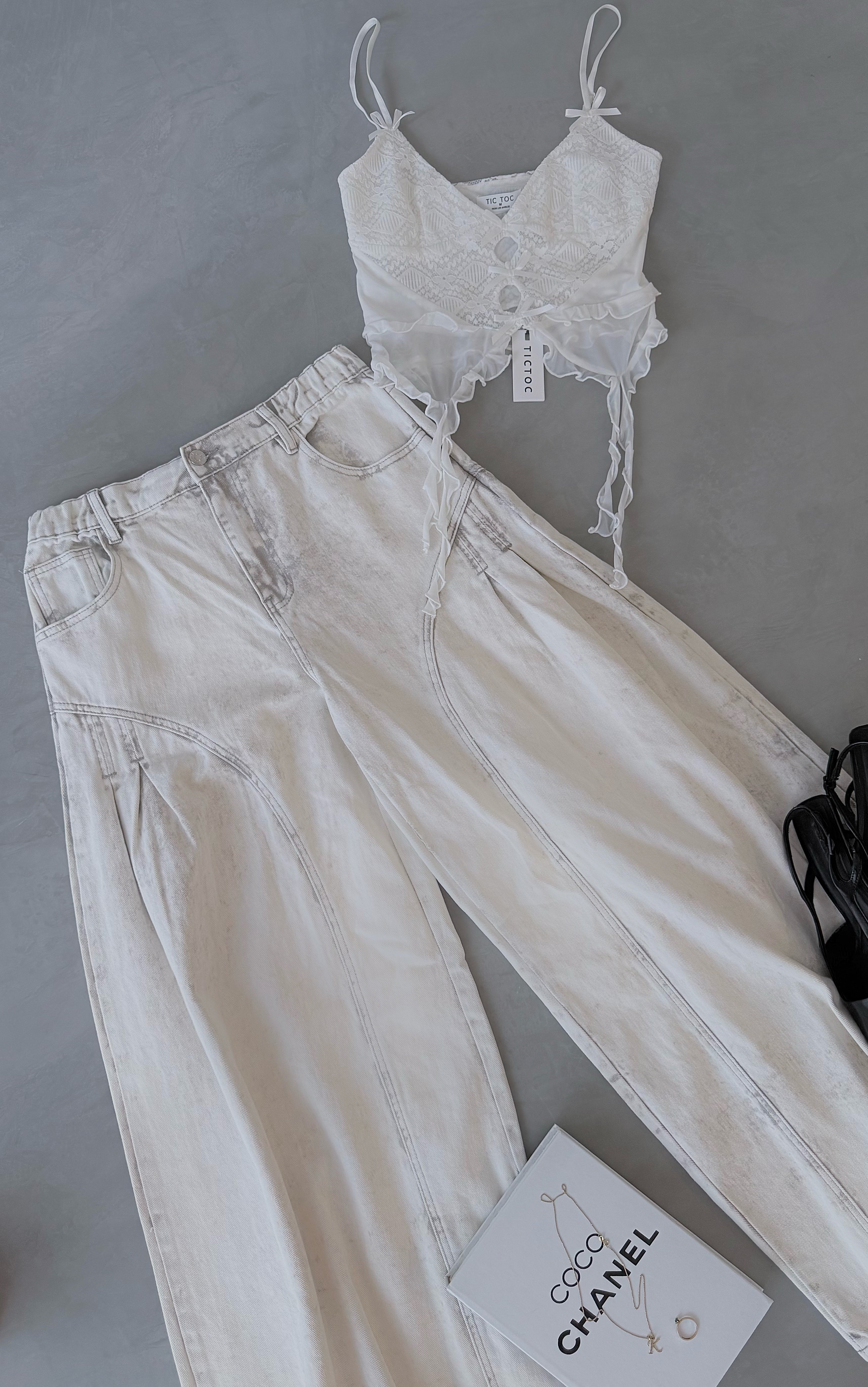 PANTALON BAGGY AMERICAN GRIS