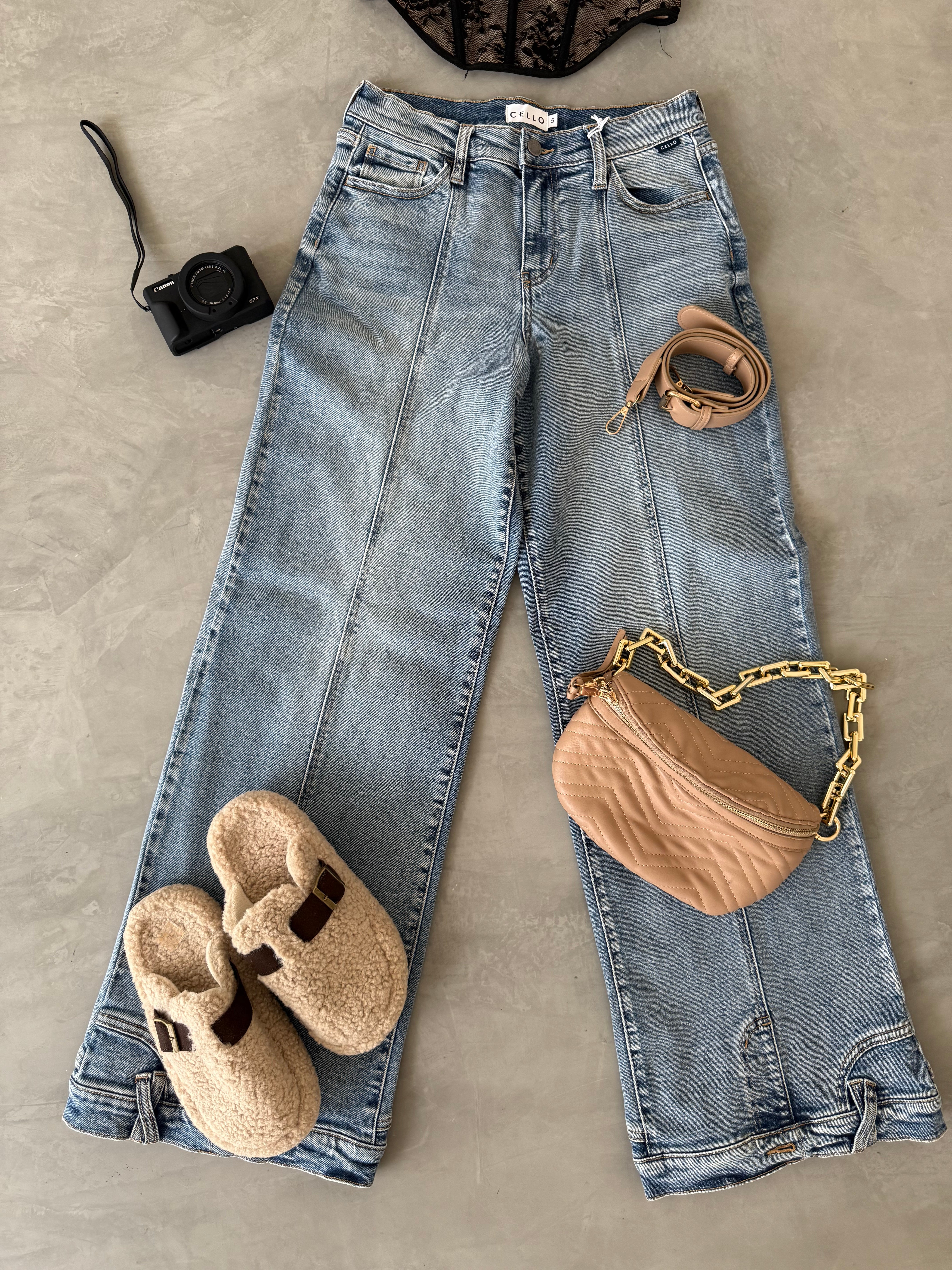 PANTALON CEL WIDE LEG 9672