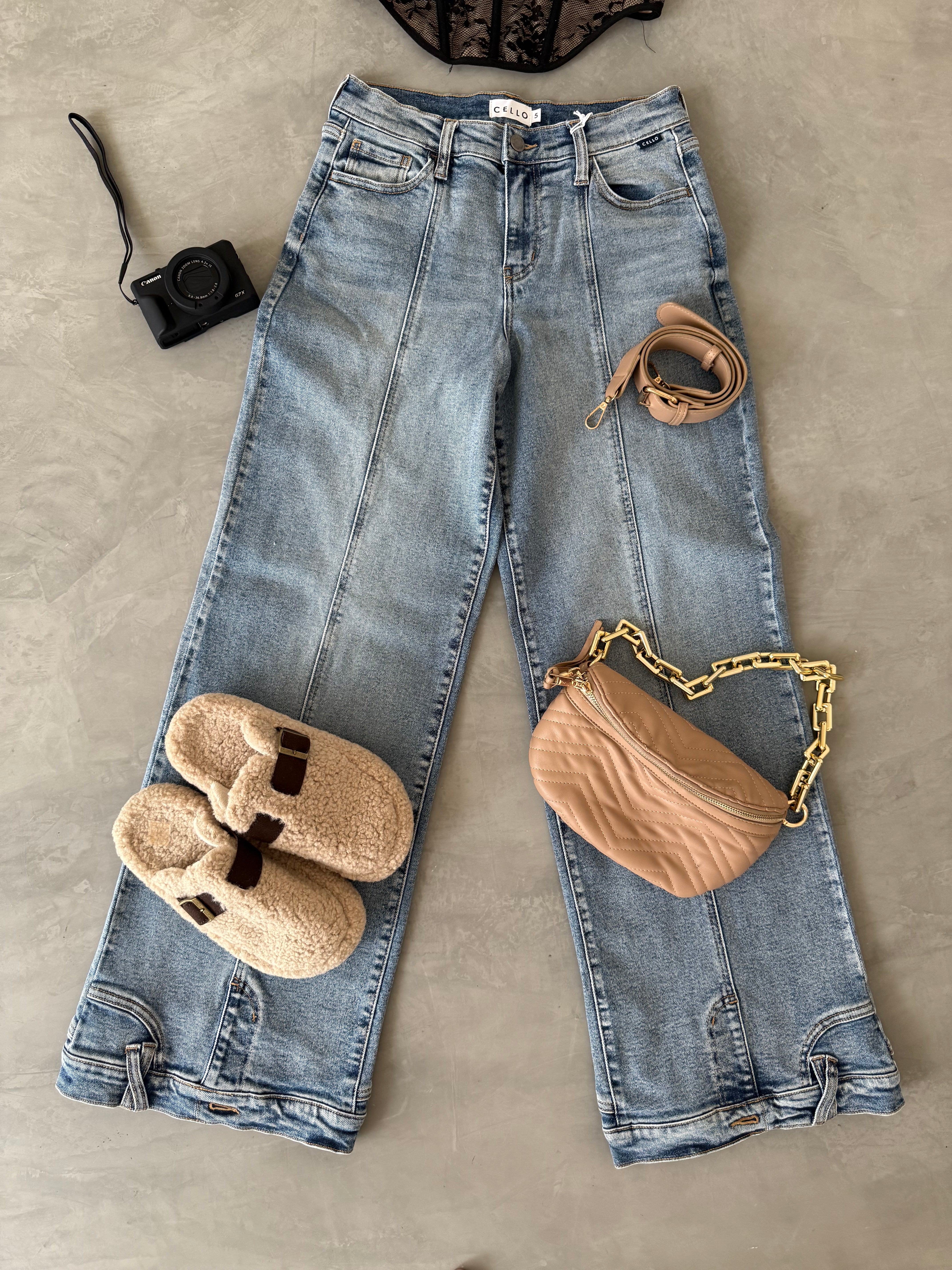 PANTALON CEL WIDE LEG 9672