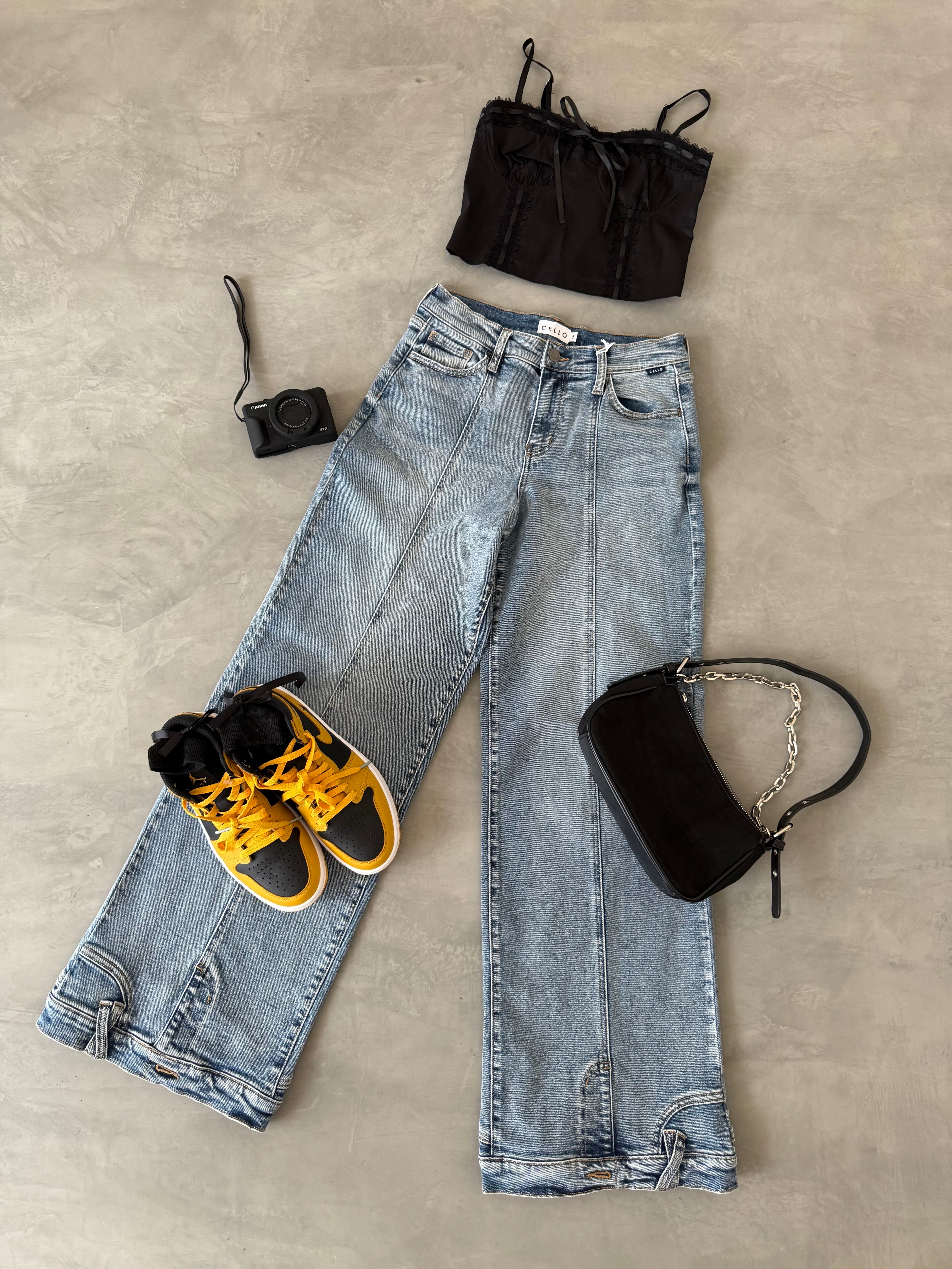 PANTALON CEL WIDE LEG 9672
