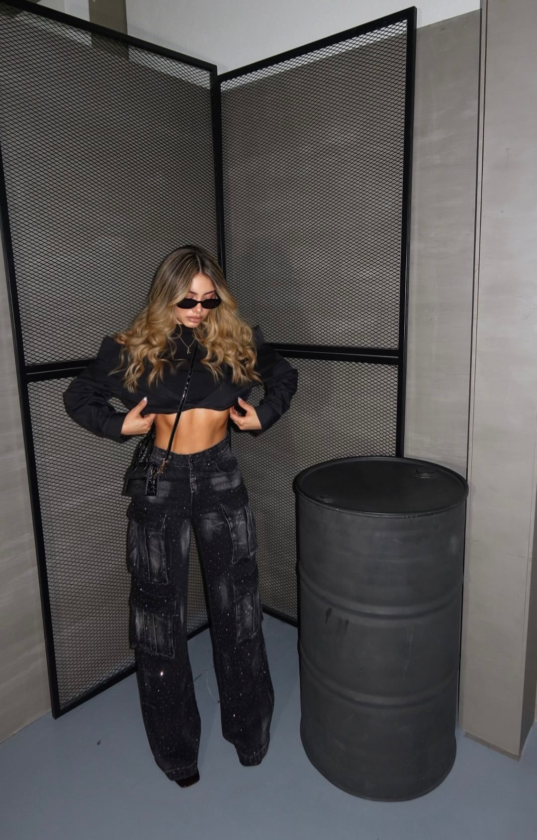 PANTALON WIDE CARGO C43