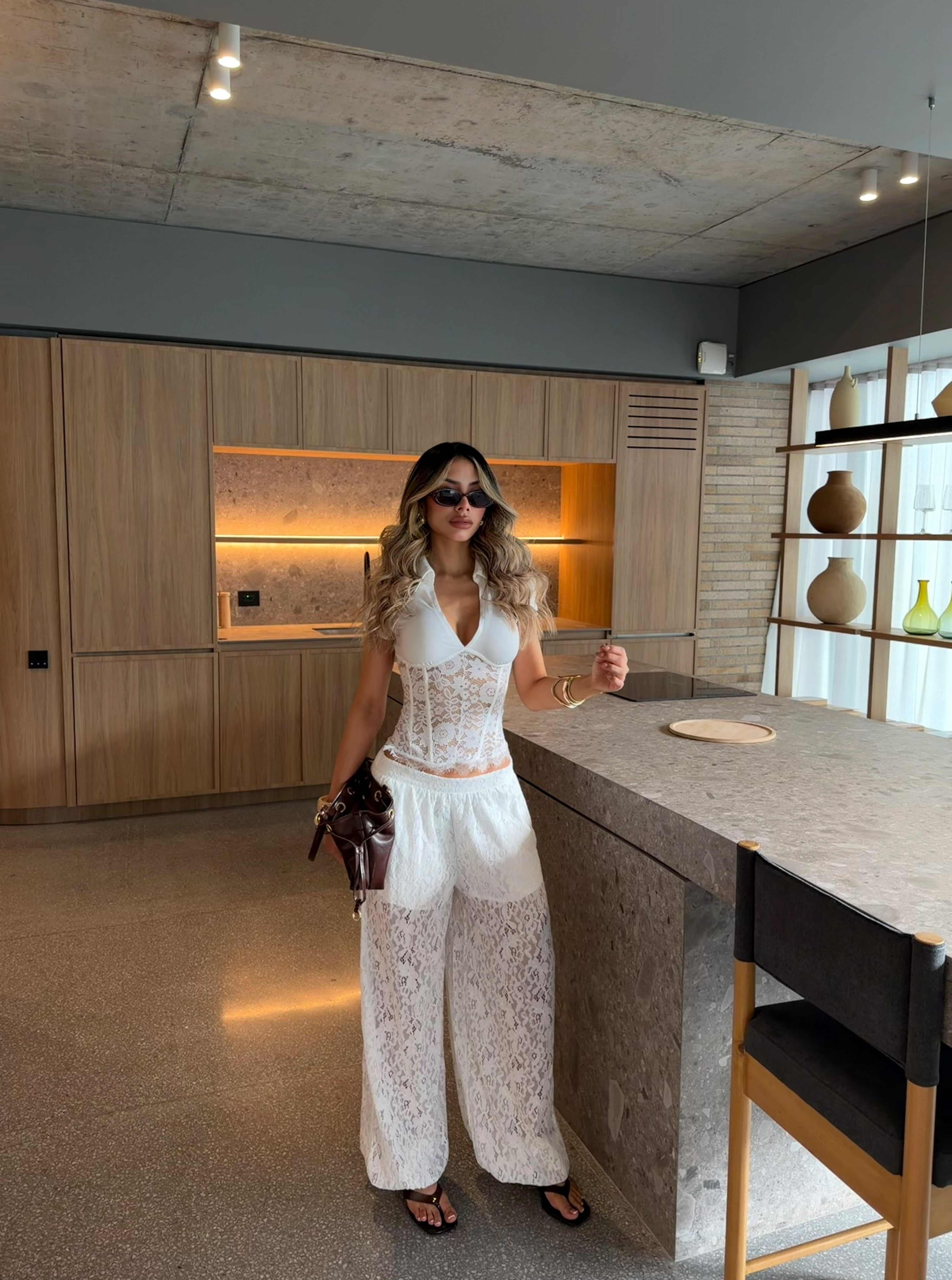 PANTALON LUCCE BLANCO 7182
