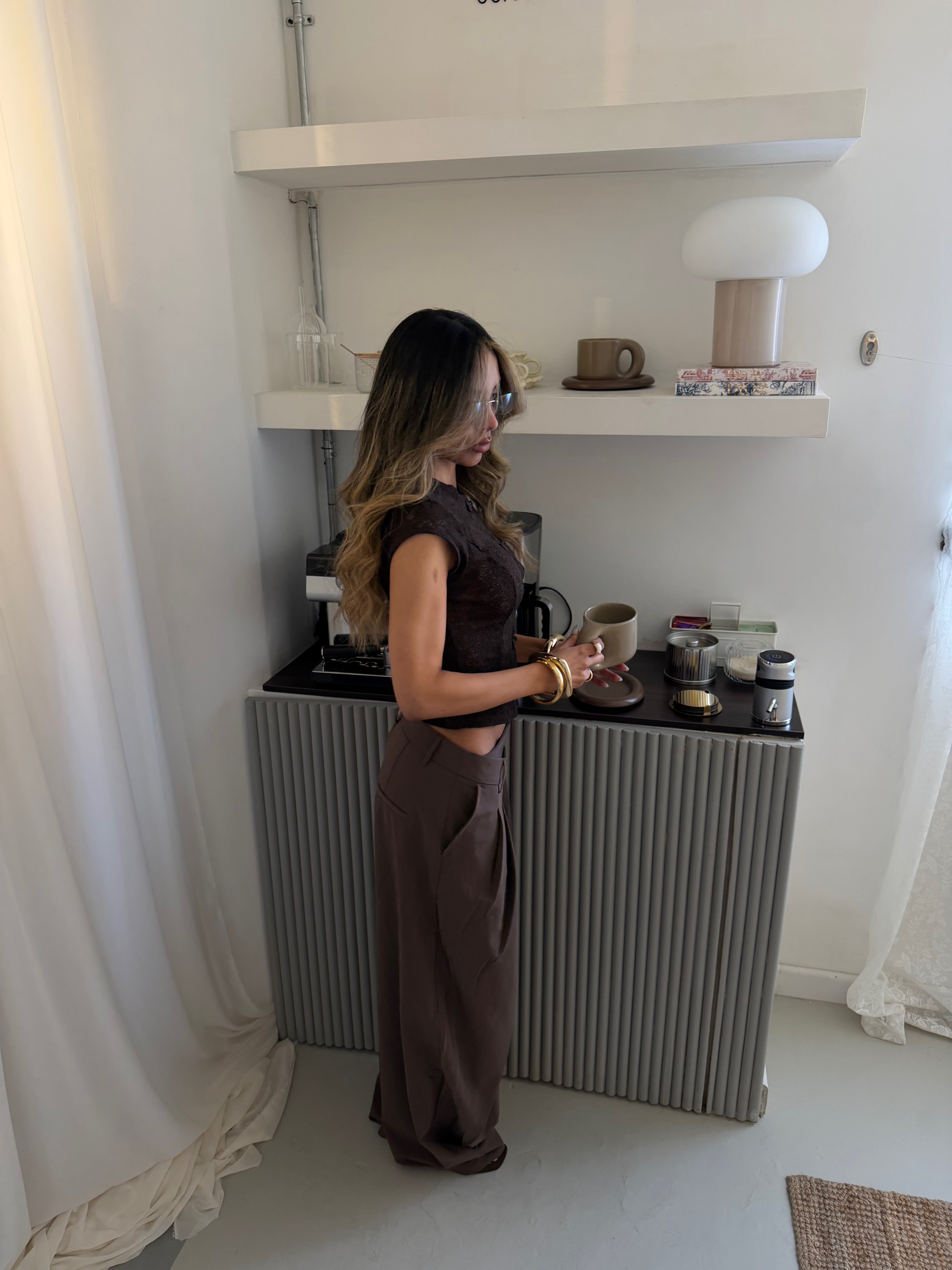 PANTALON CAFE 1347
