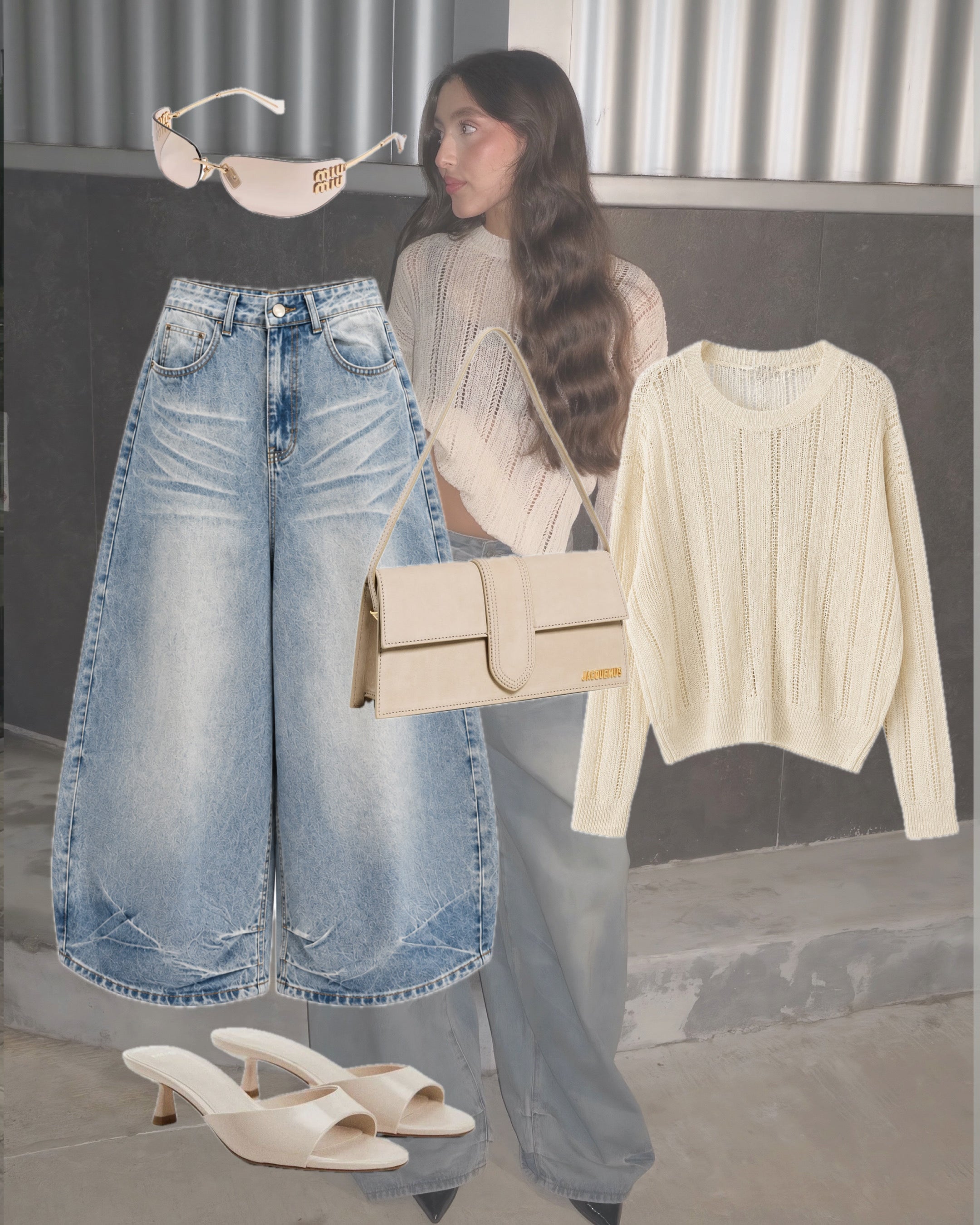 PANTALON WIDE LEG MOCHY 13510