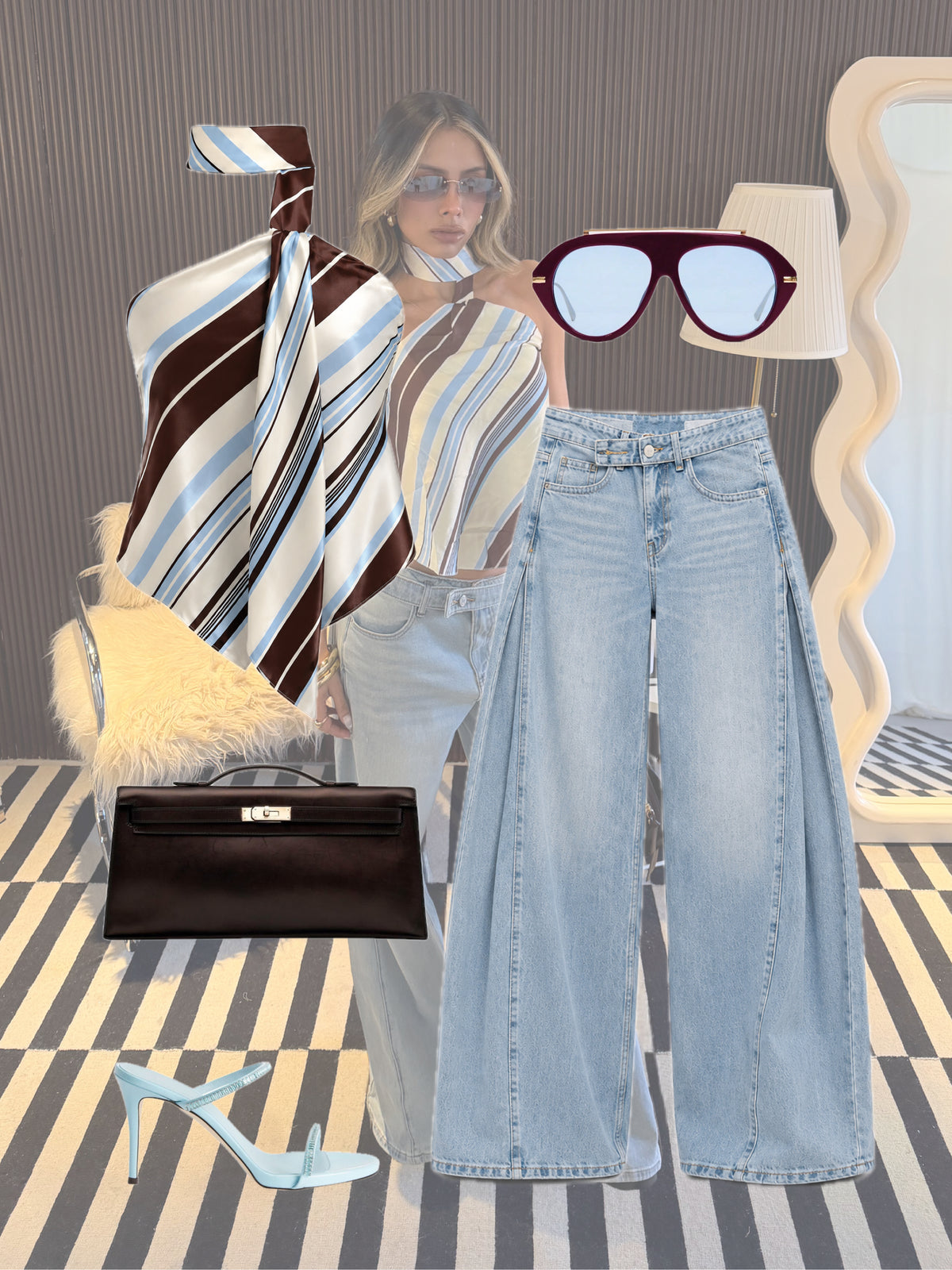 PANTALON WIDE LEG 10019