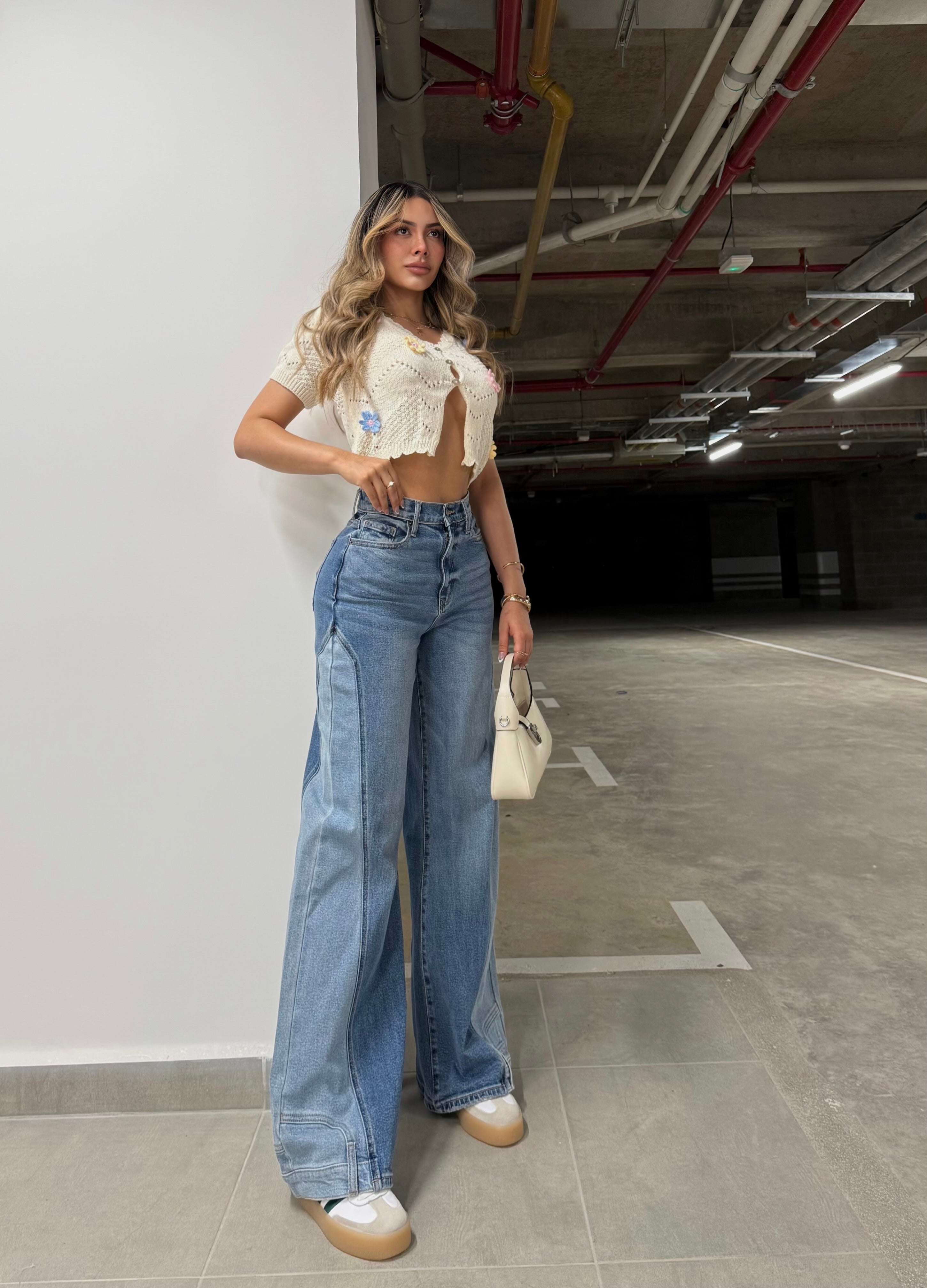 JEAN CEL WIDE LEG 9579