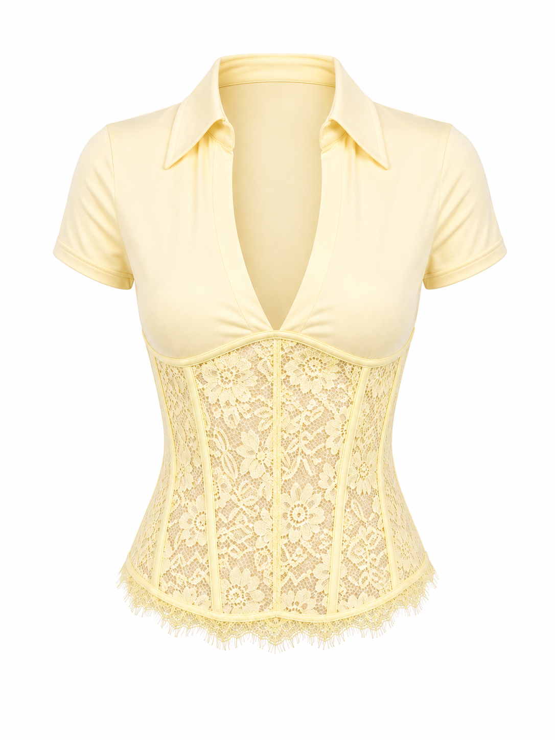 BLUSA CORPIÑO 26315 AMARILLA