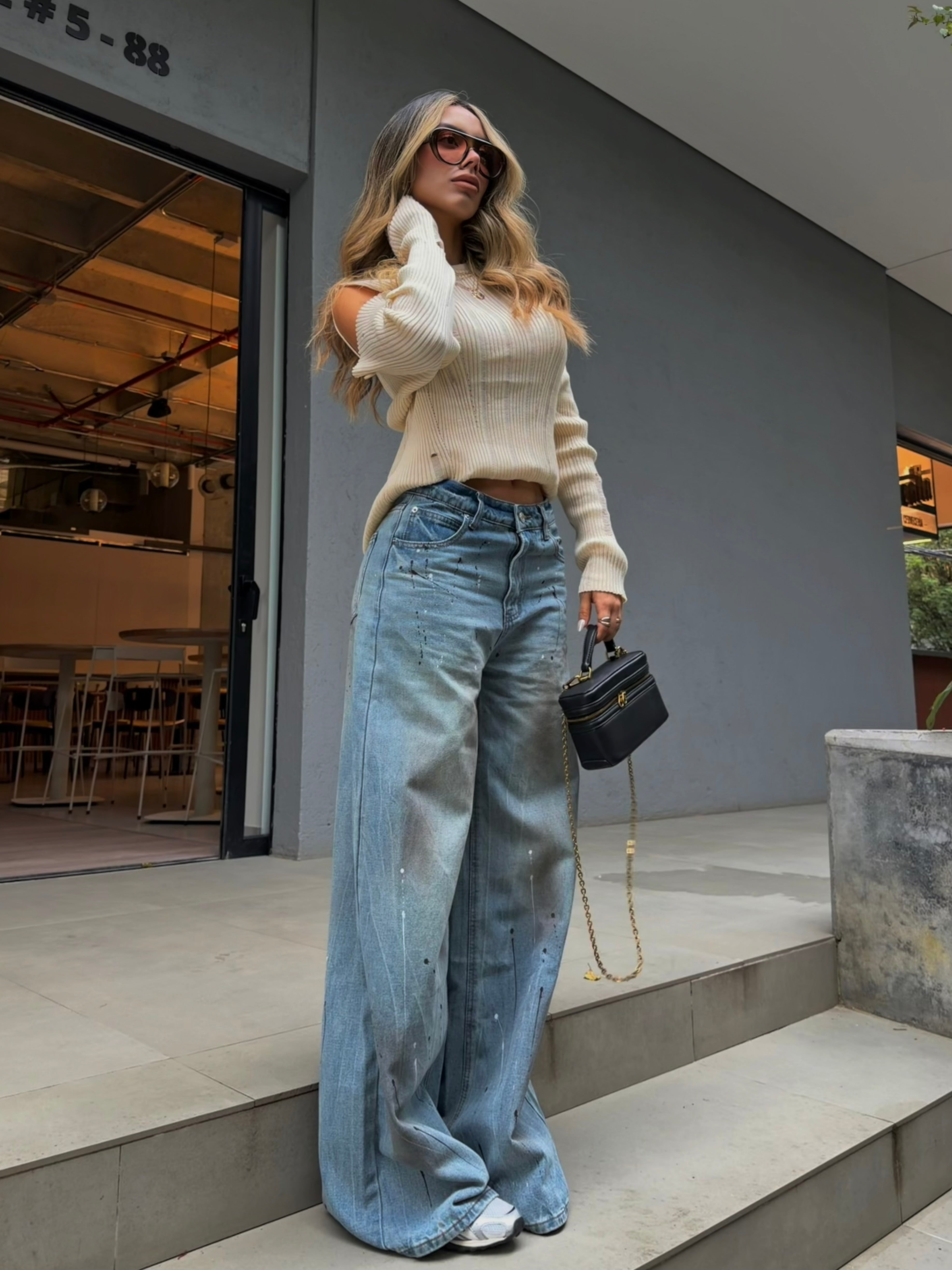 PANTALON WIDE LEG 13512