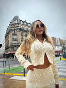 SET BUZO Y PANTALON REY BEIGE 5250