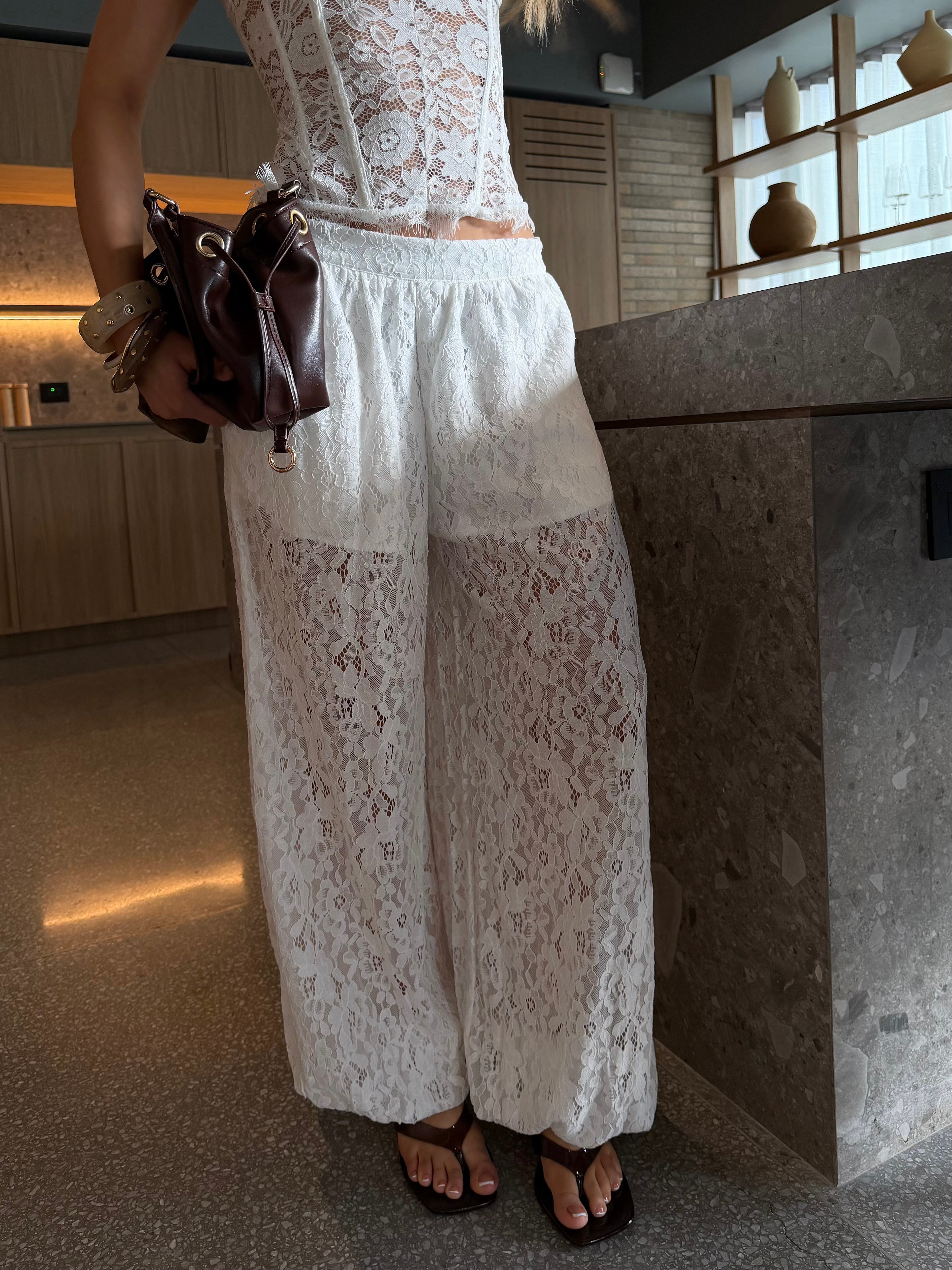 PANTALON LUCCE BLANCO 7182