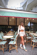 SET BUZO Y PANTALON BEIGE 5258