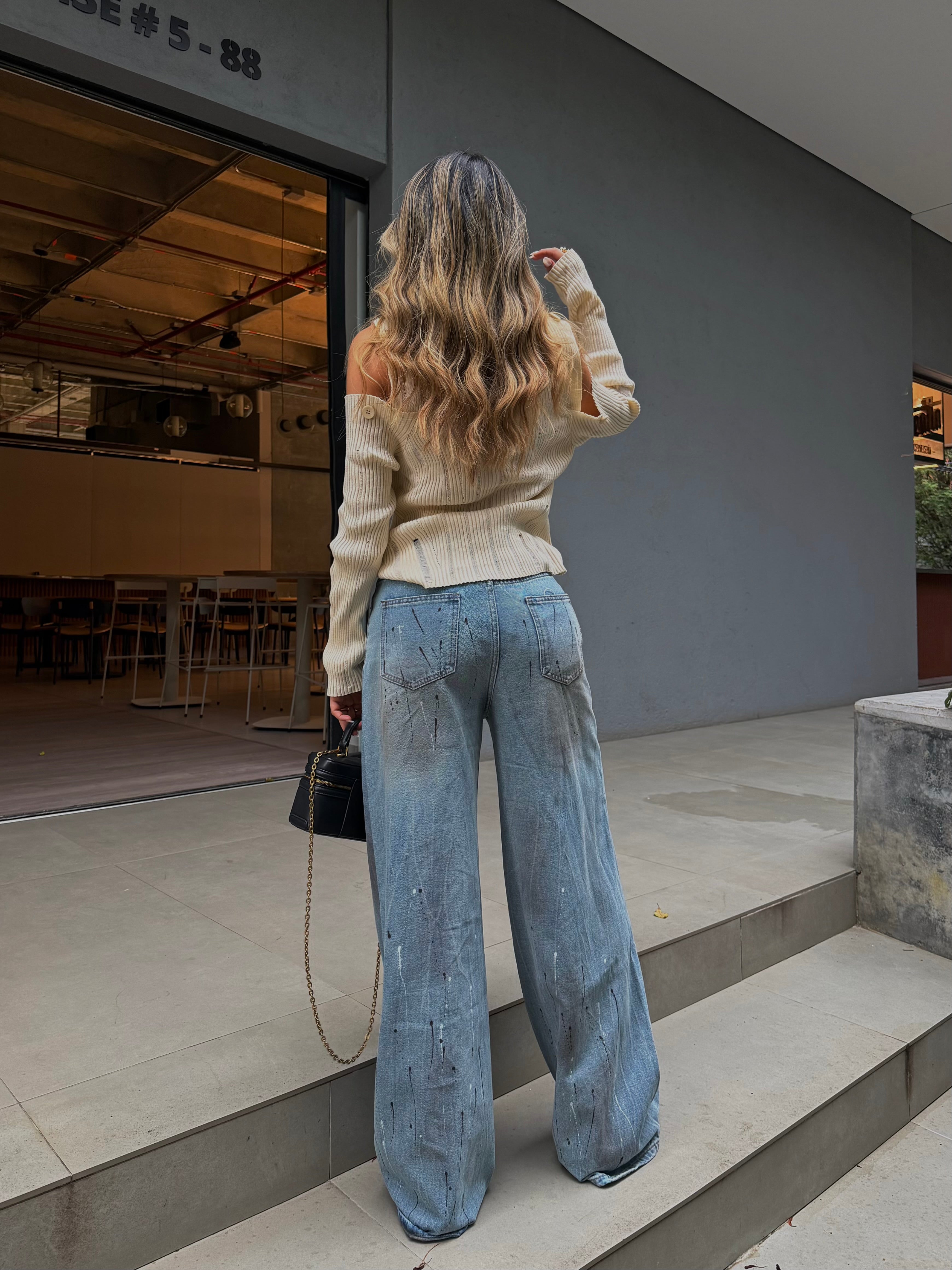 PANTALON WIDE LEG 13512