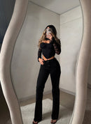 CORSET MYSTERY NEGRO K0573