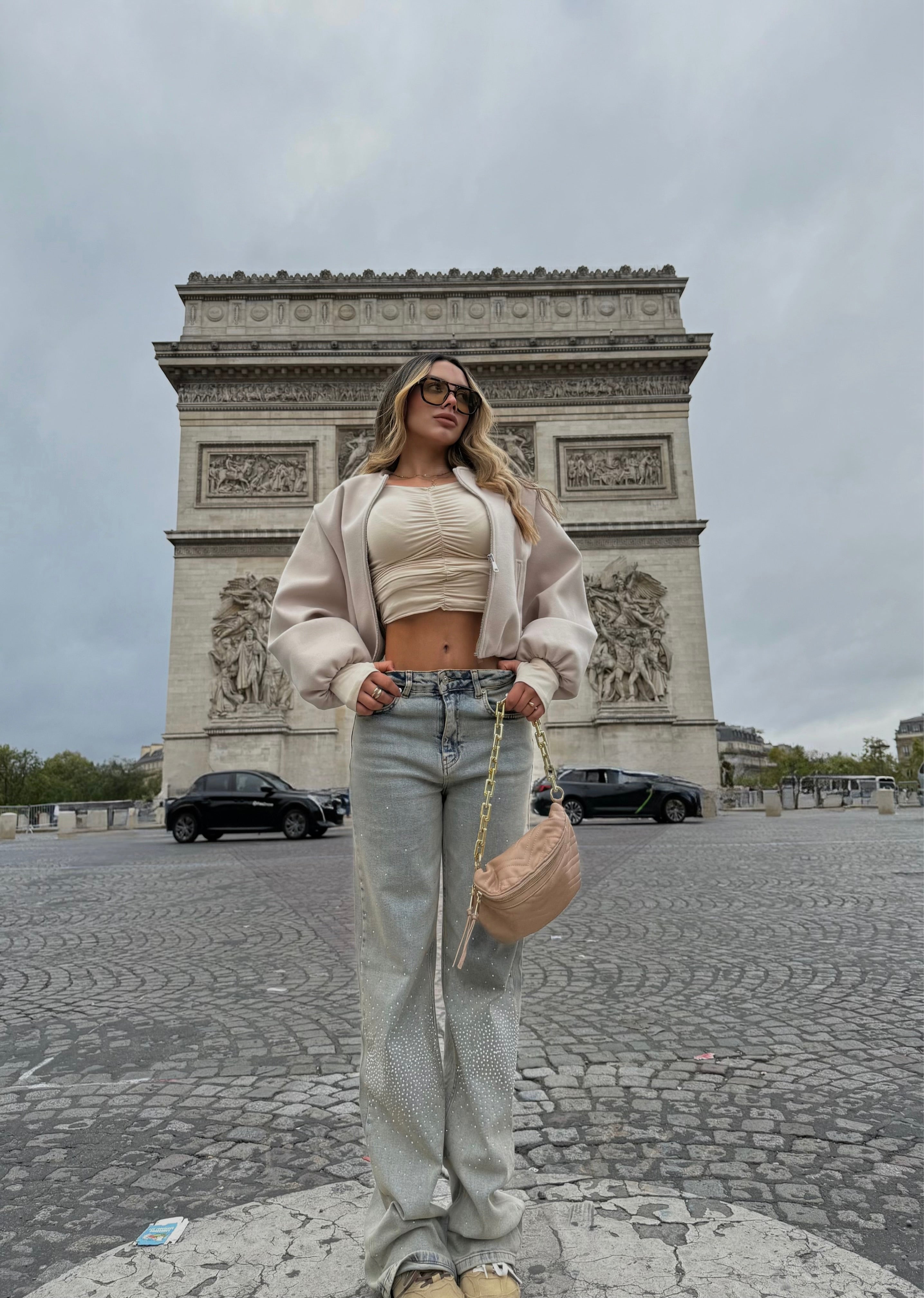 CHAQUETA VOLUMEX BEIGE