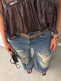 PANTALON CINTURÓN WIDE LED 11133