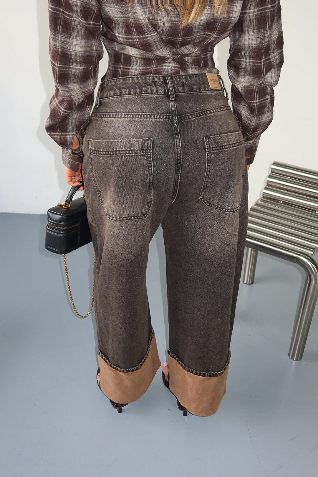 PANTALON BAGGY ITS CAFÉ 4268