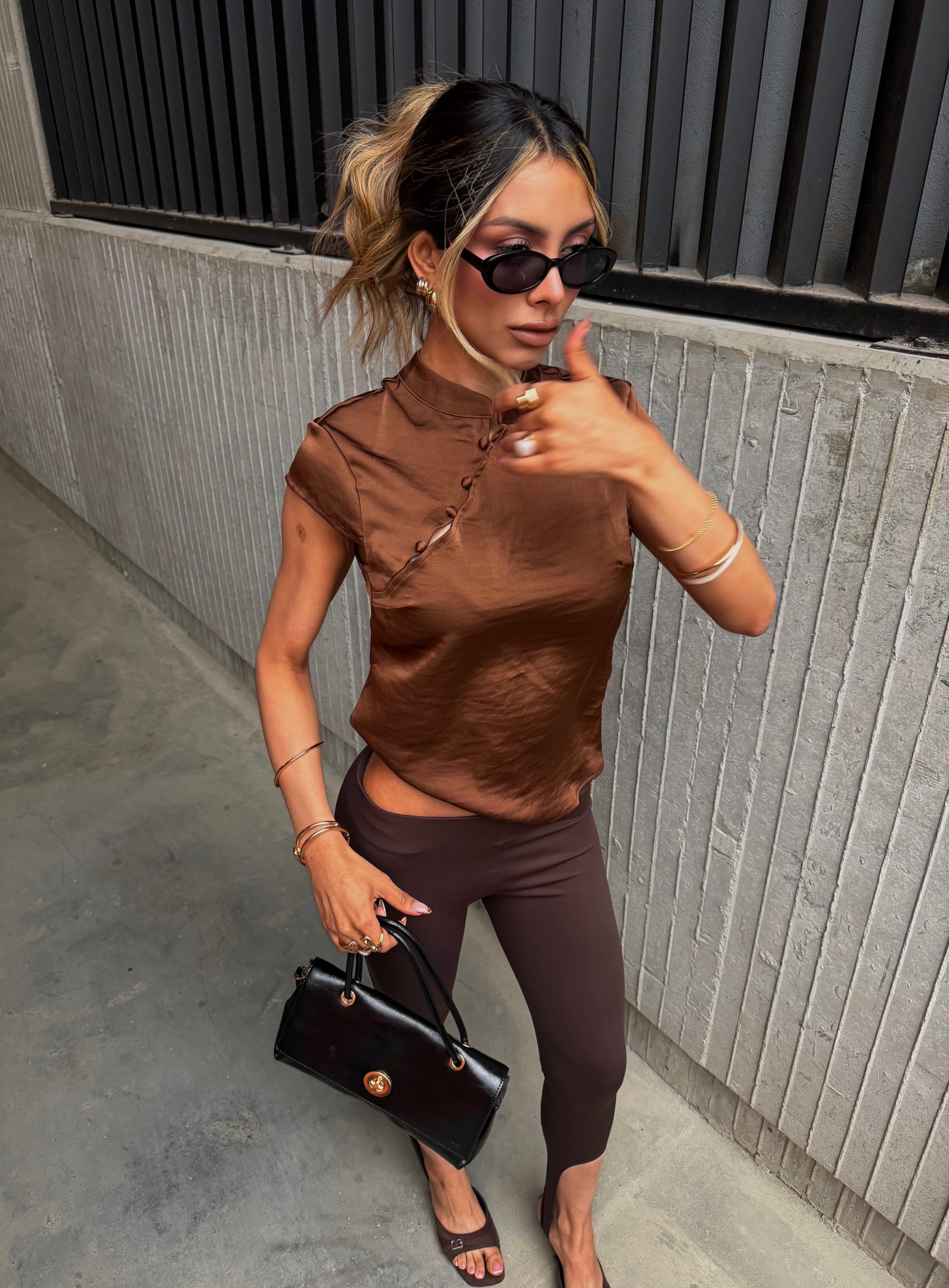 BLUSA ASIATICA CAFE 16063