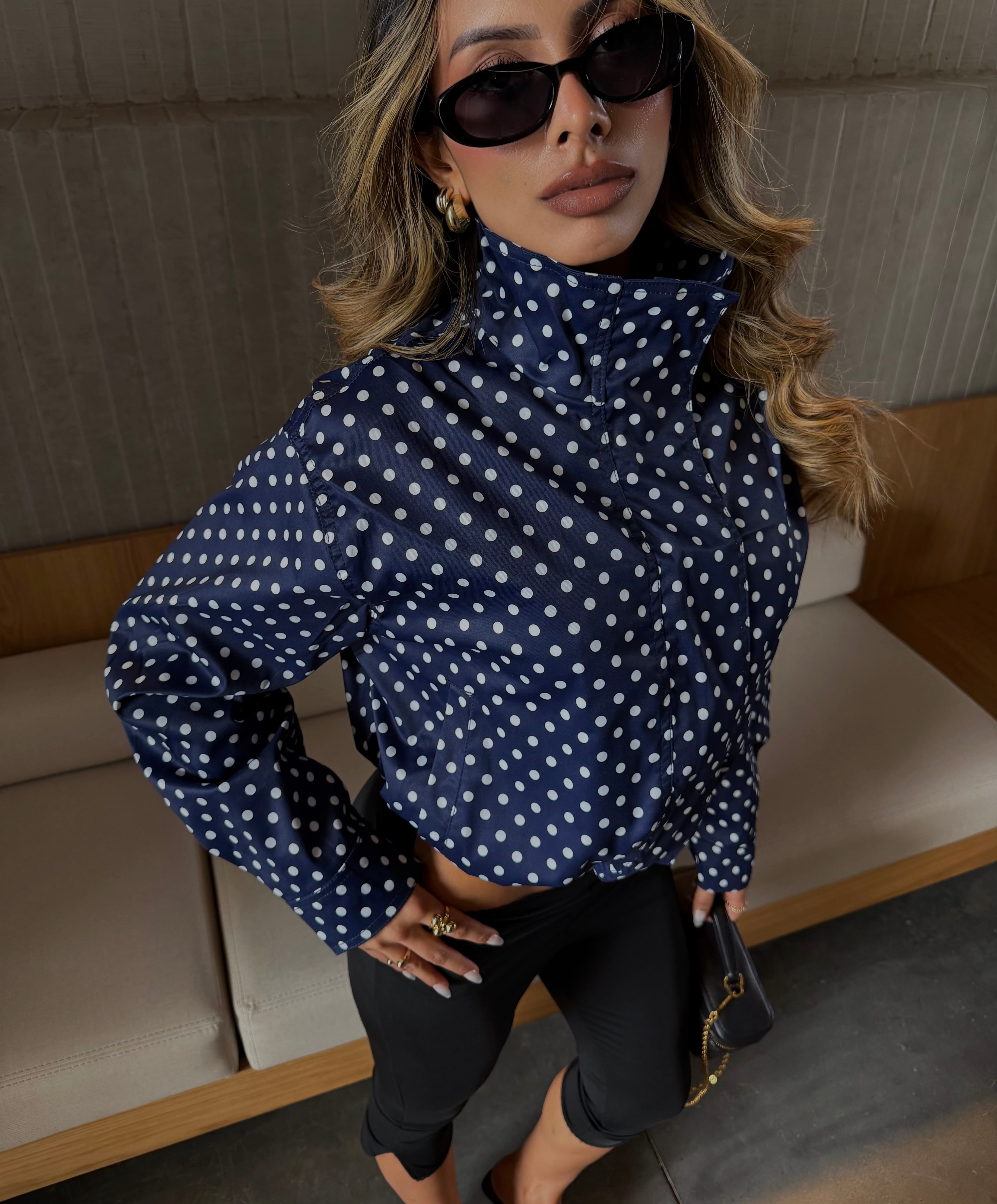 CHAQUETA POLKA DOTS KY 02