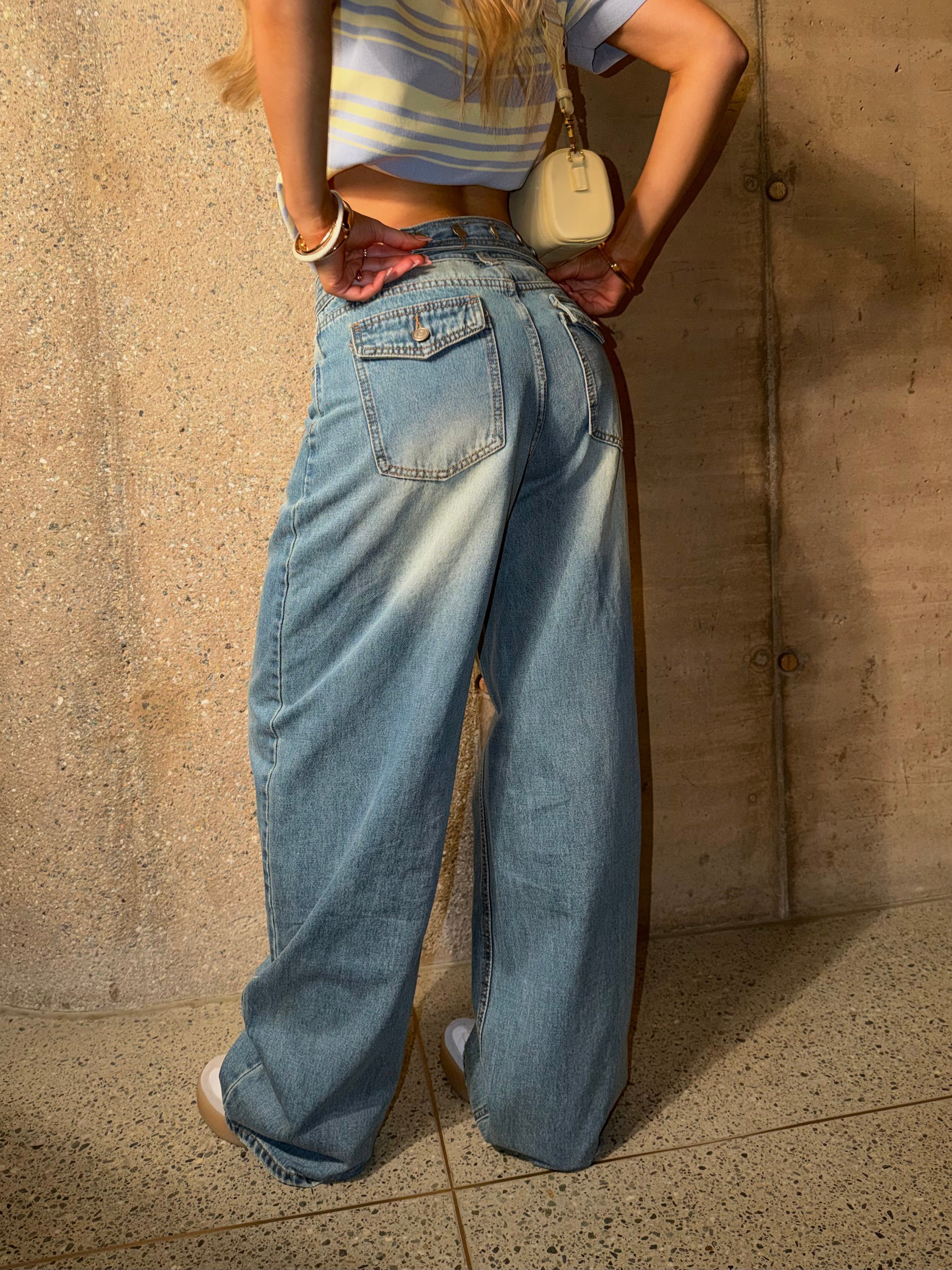 PANTALON WIDE LEG MOCHY 13517