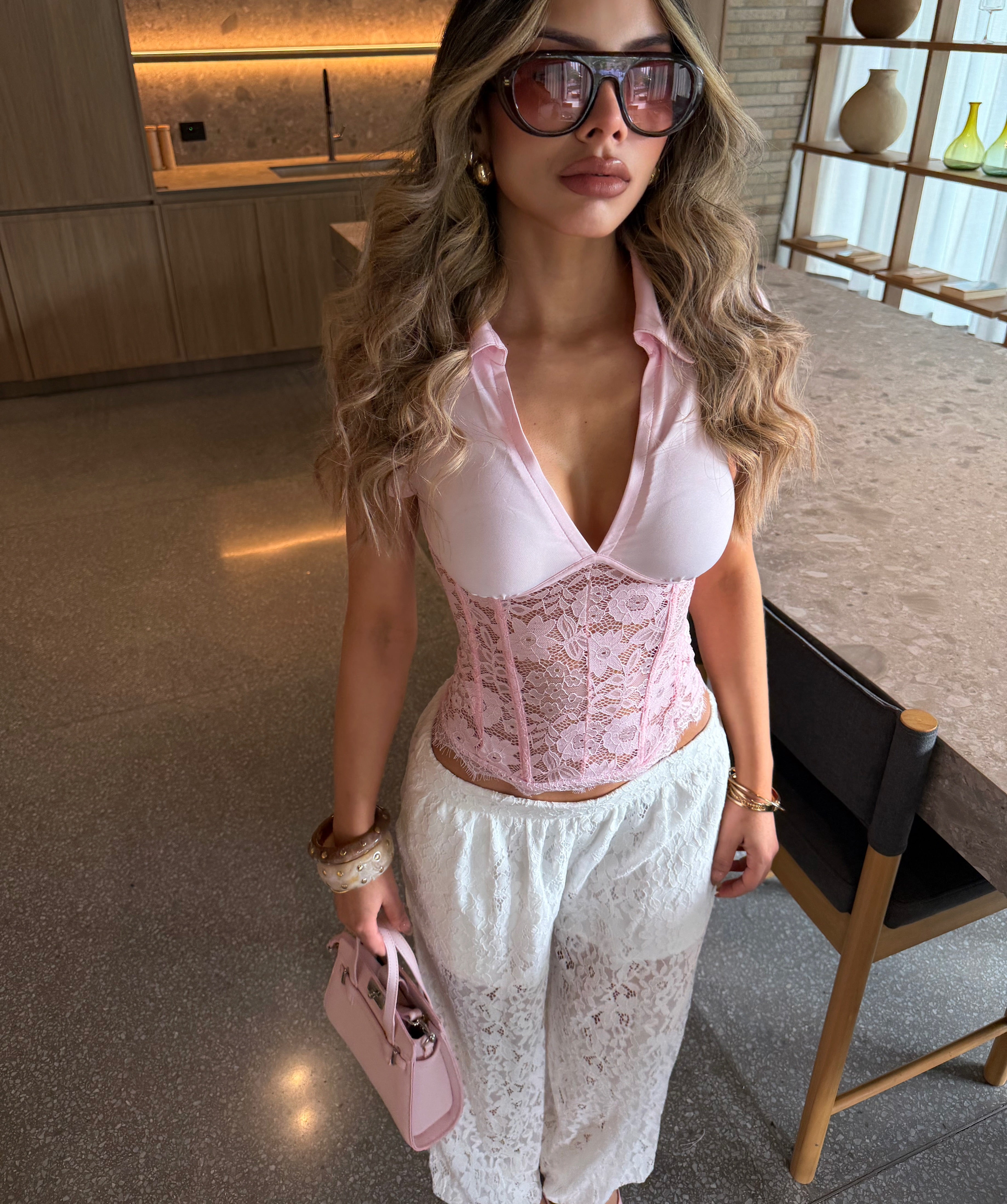 BLUSA CORPIÑO 26315 ROSA