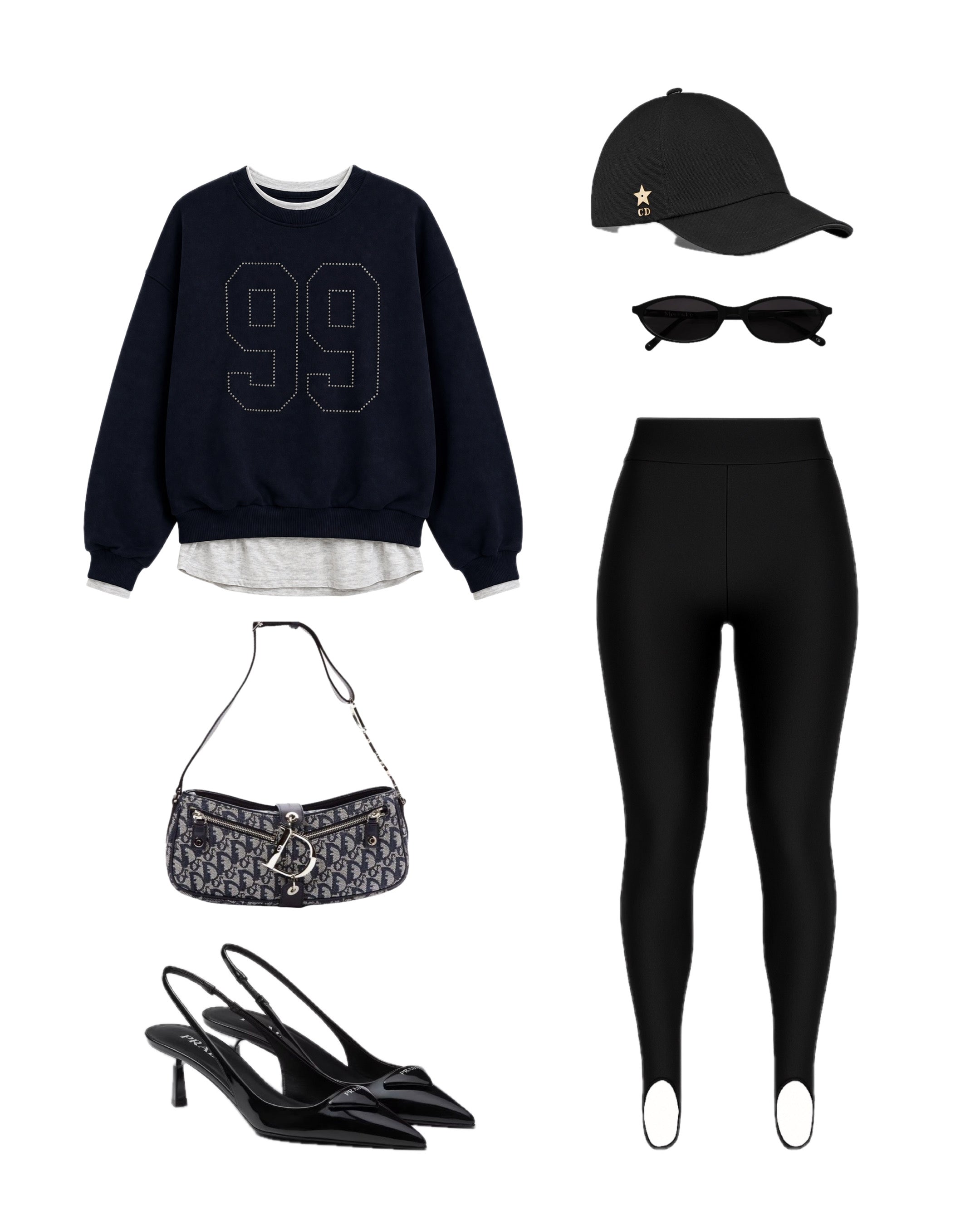 LEGGINGS NEGRO DP 4700