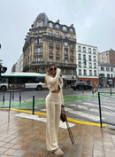 SET BUZO Y PANTALON REY BEIGE 5250