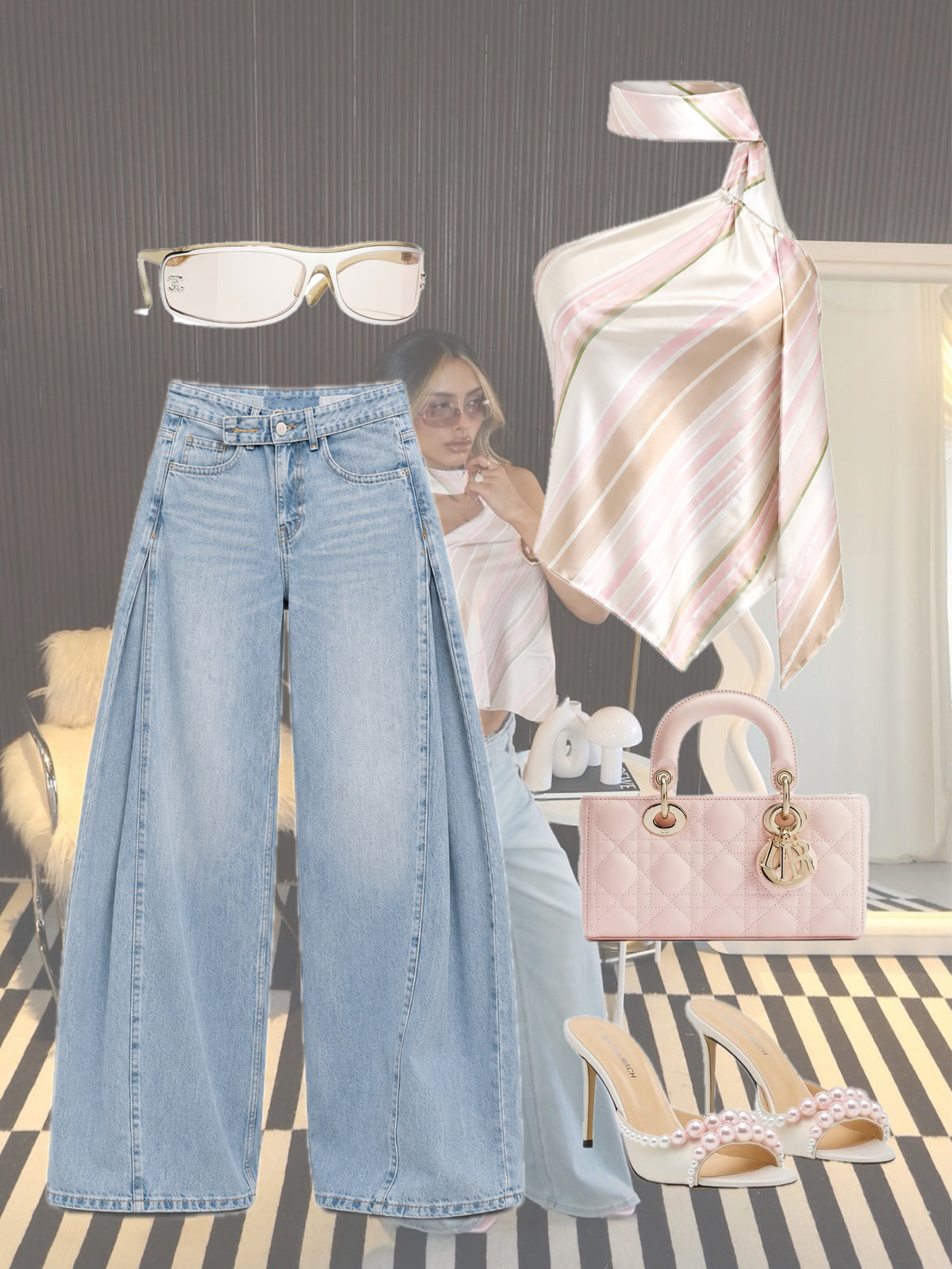 PANTALON WIDE LEG 10019