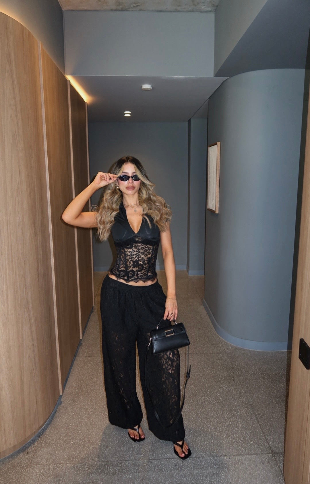 BLUSA CORPIÑO 26315 NEGRA