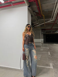 PANTALON CINTURÓN WIDE LED 11133