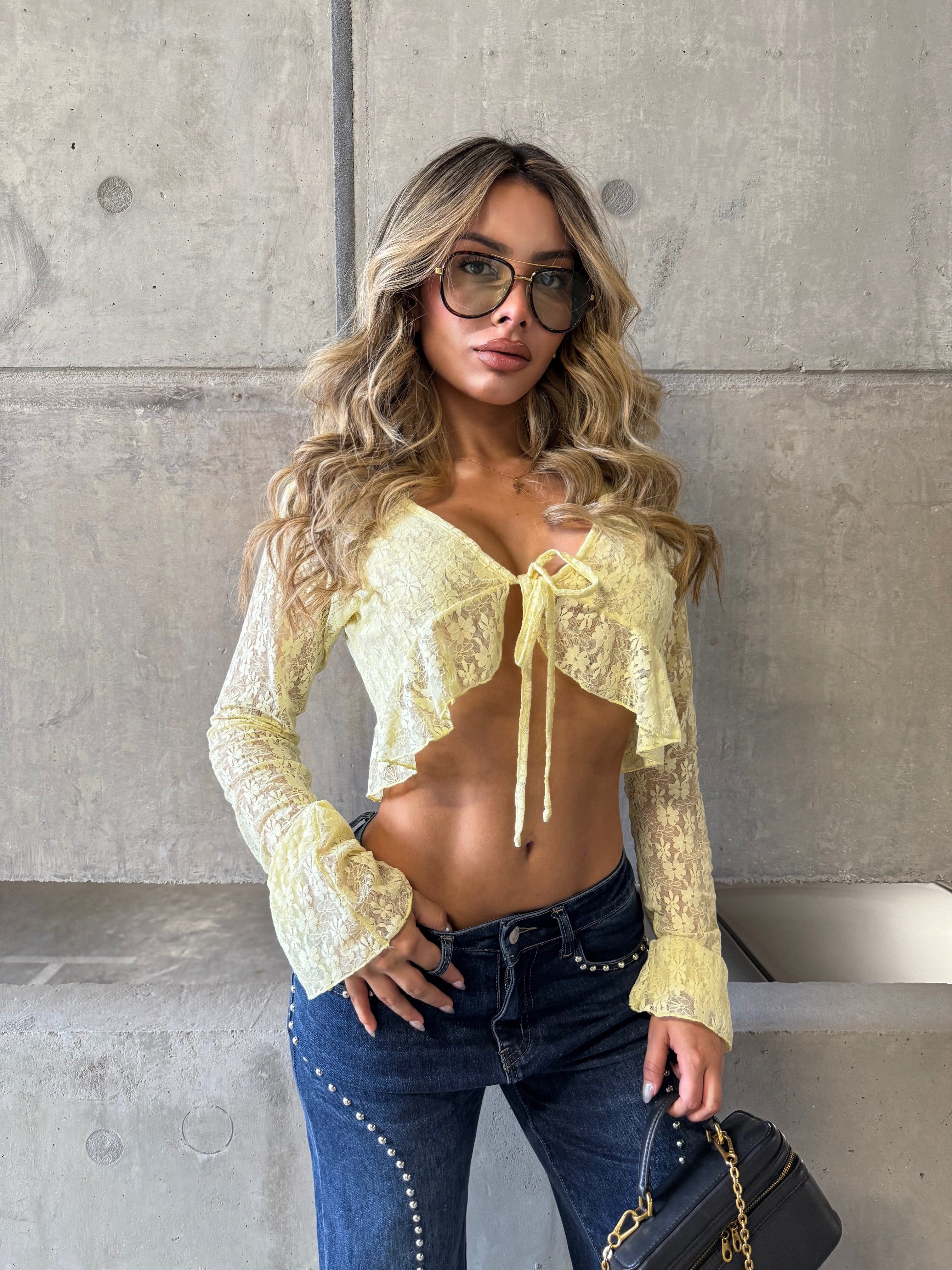 BLUSA BLONDA AMARILLA 001