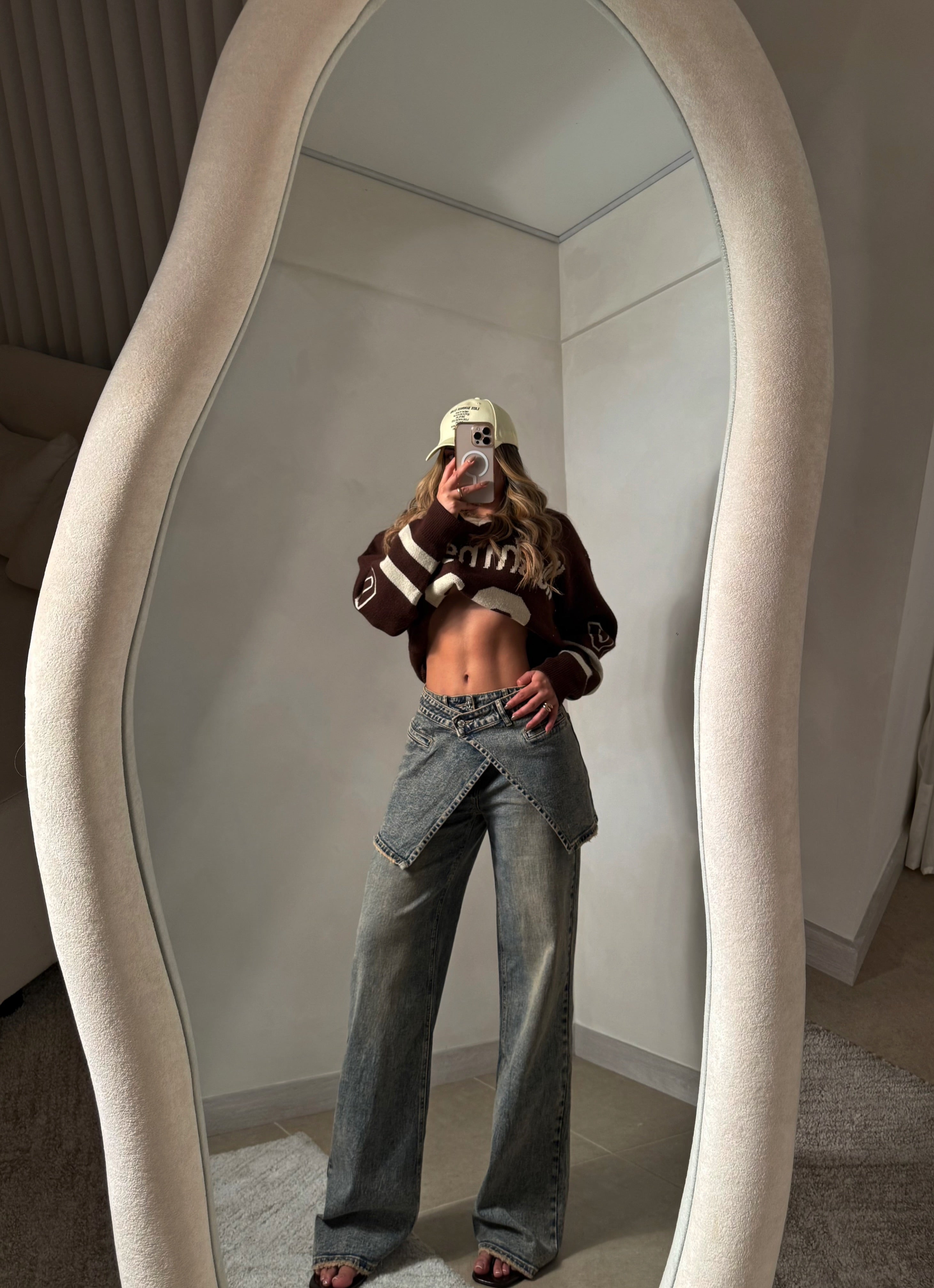 PANTALON WIDE LEG SOBREPUESTO 3838