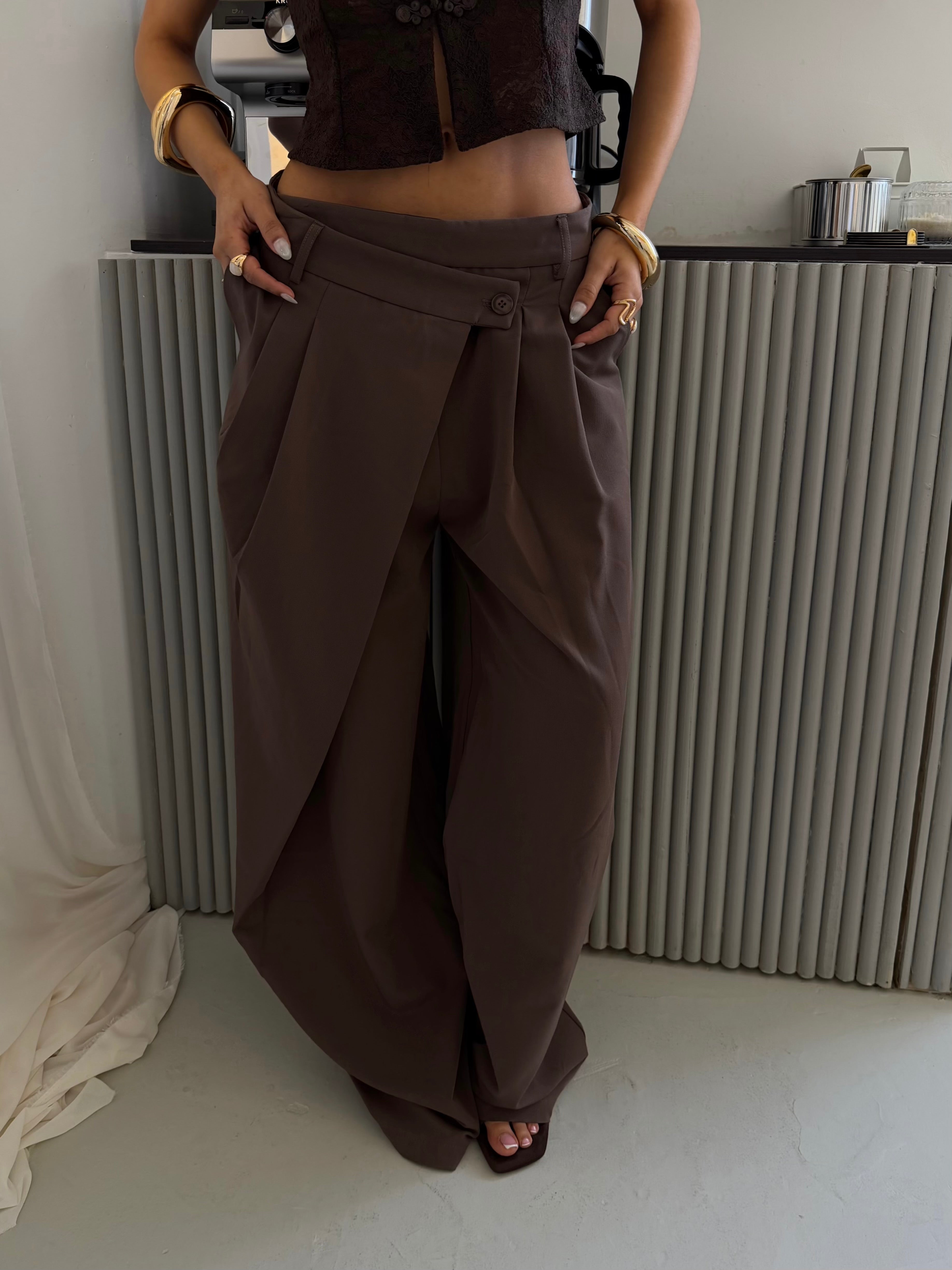 PANTALON CAFE 1347