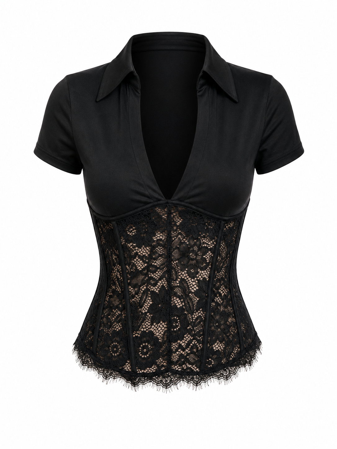 BLUSA CORPIÑO 26315 NEGRA