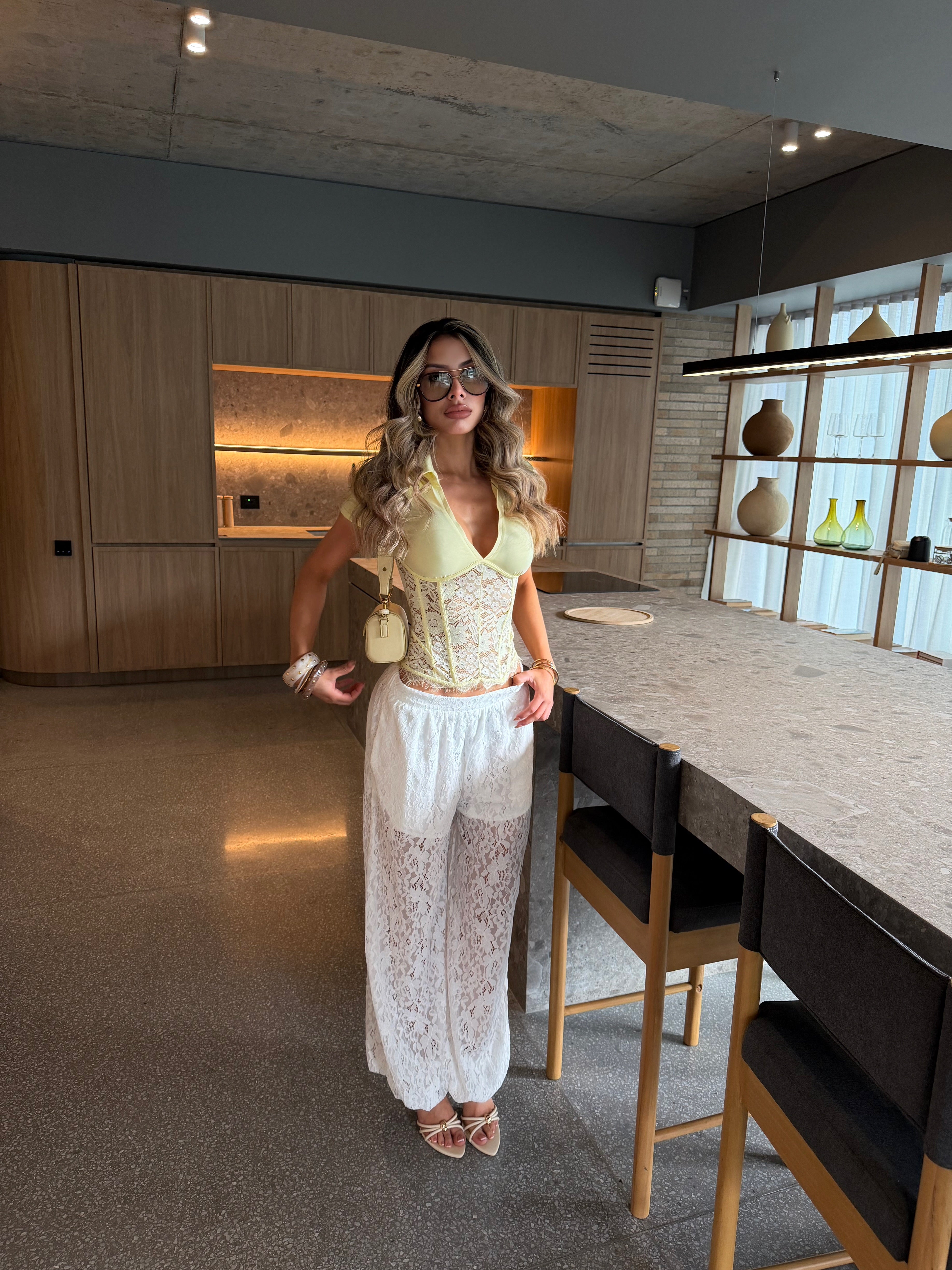 PANTALON LUCCE BLANCO 7182