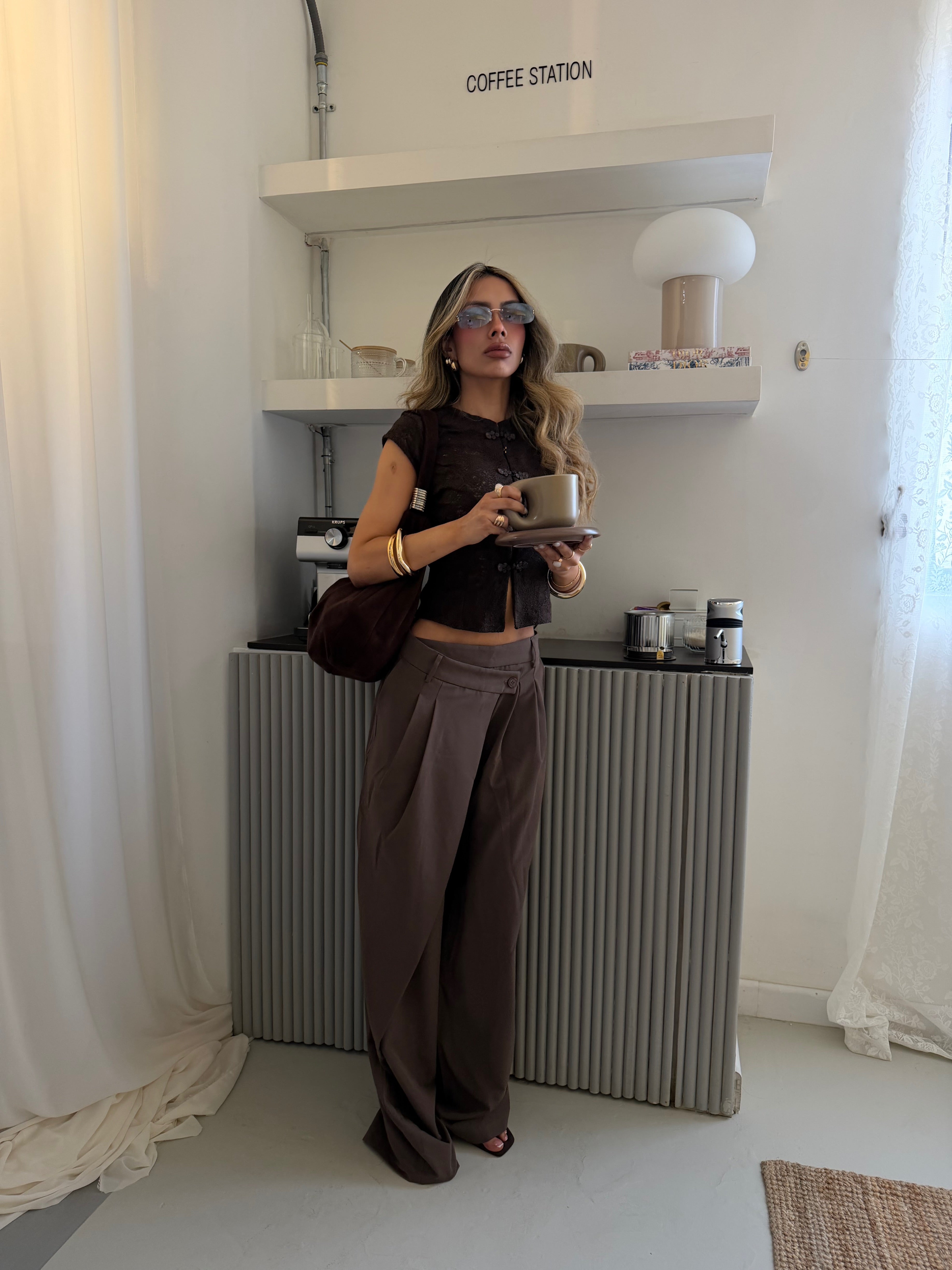 PANTALON CAFE 1347