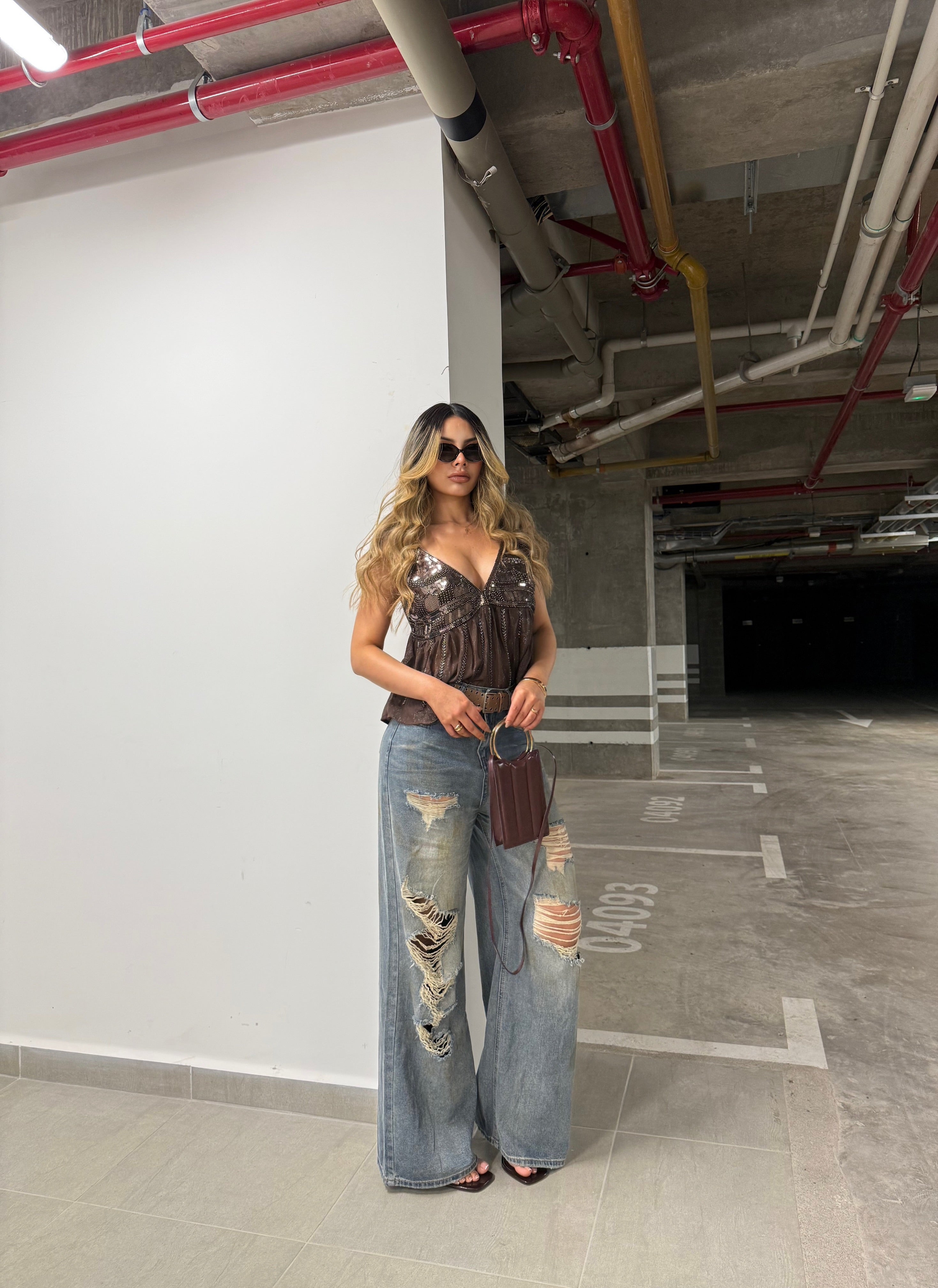 BLUSA GOLDEN CAFÉ 2048