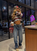 SUETER HOT FASHION VINOTINTO